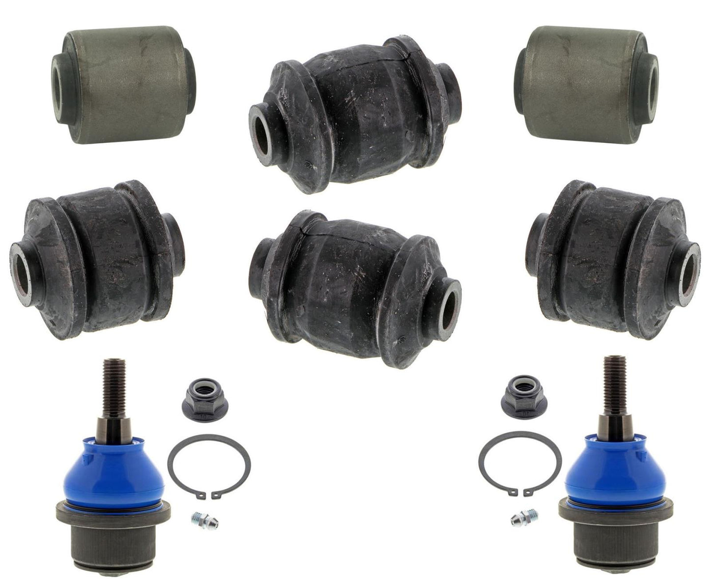 Mevotech Bujes de brazos de control inferiores y rótulas para Silverado 2500HD 11-19