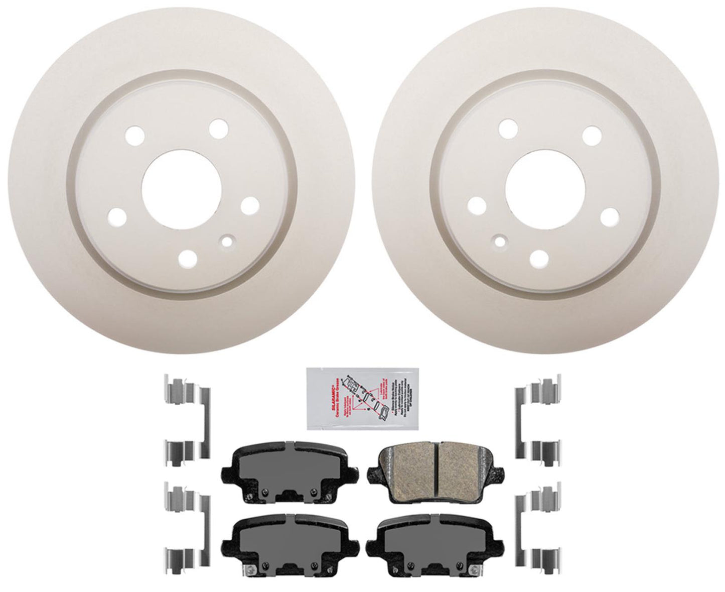 Pastillas de freno de rotor de freno de disco recubiertas de rendimiento GOE para Cadillac XT4 2019-2022