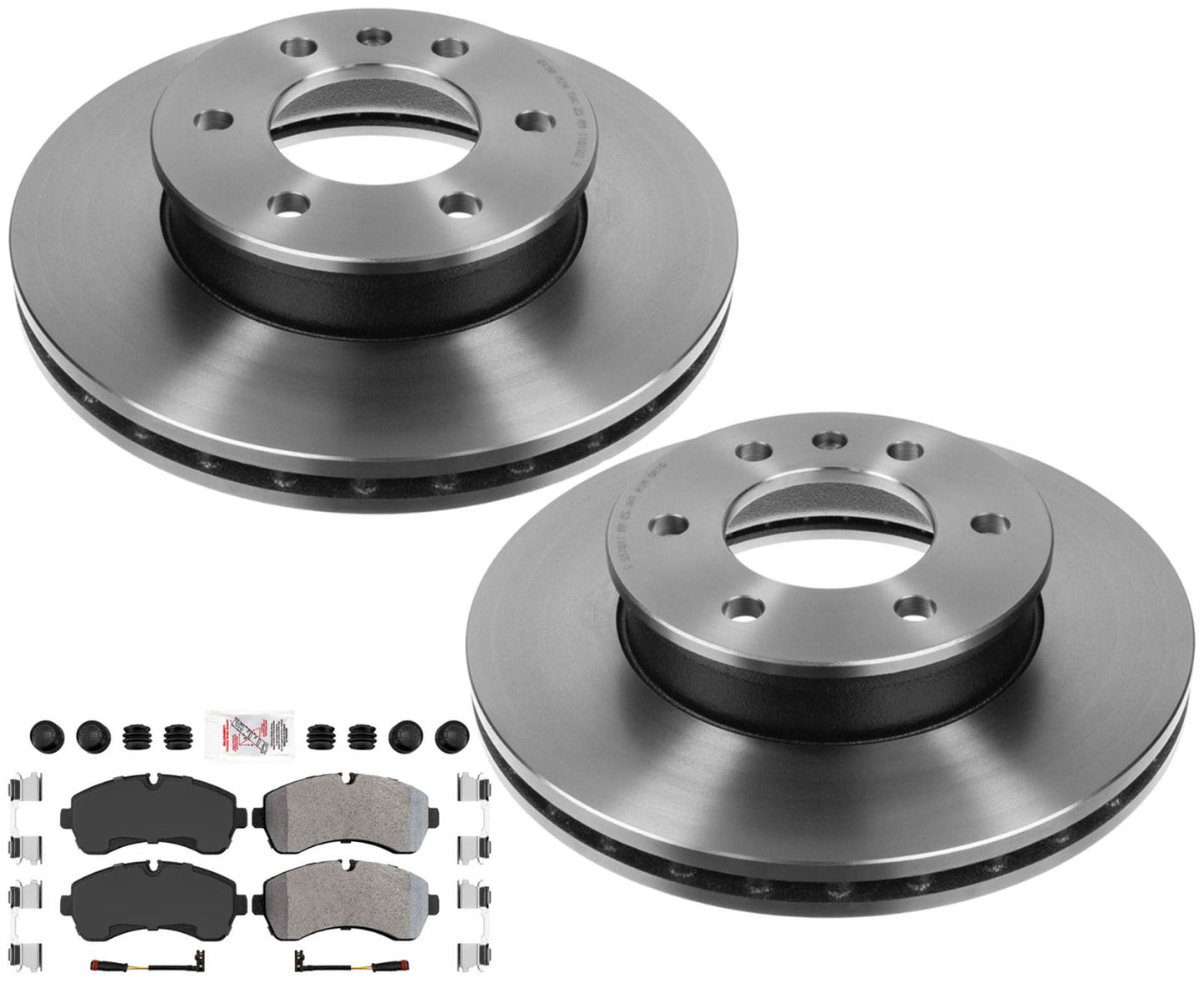 Pastillas de rotores de freno de disco de servicio de flota de carbono para Sprinter 2500 3500 2007-2016