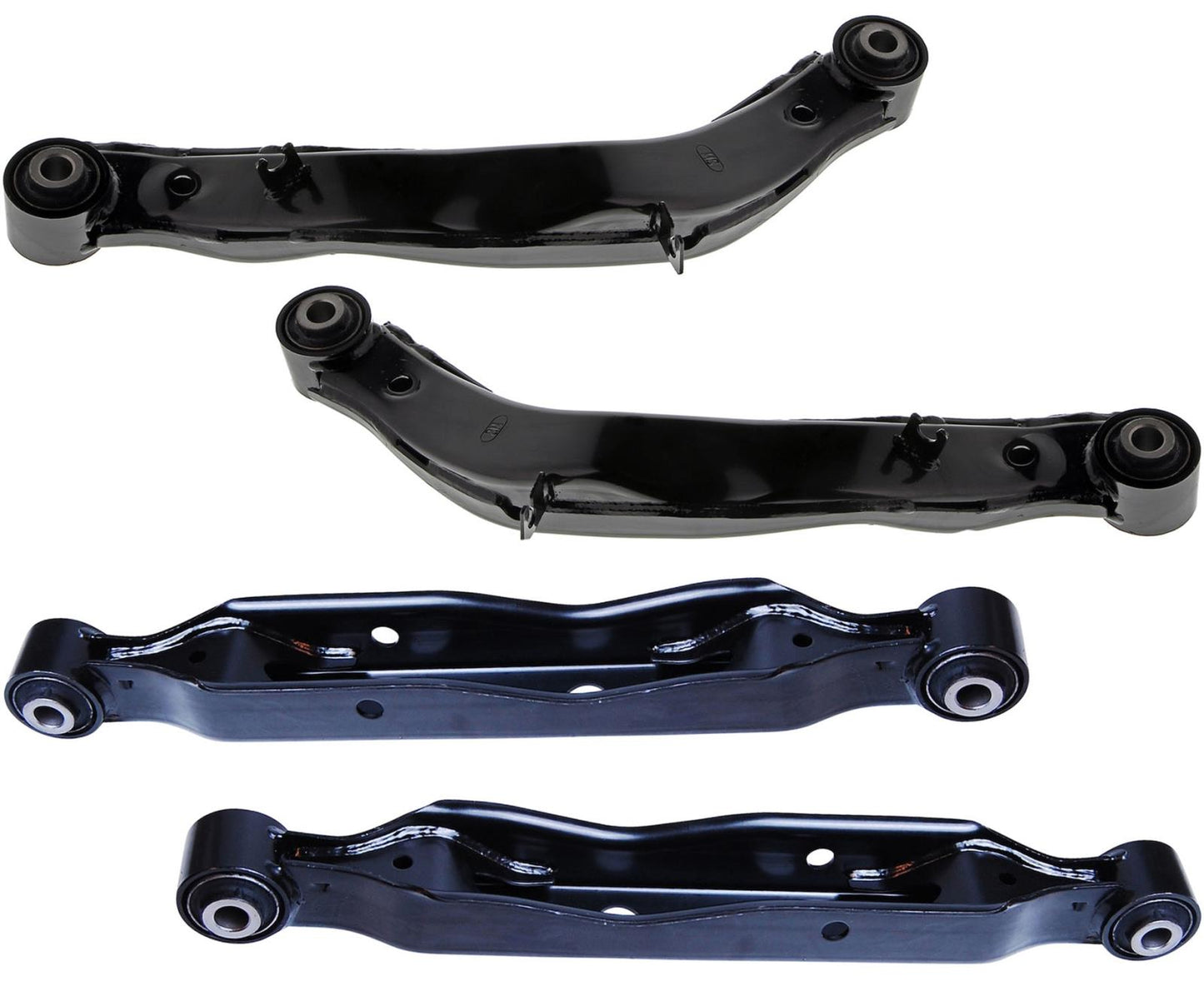 Brazos de control traseros superiores e inferiores Mevotech con bujes para Nissan Juke 2011-2017
