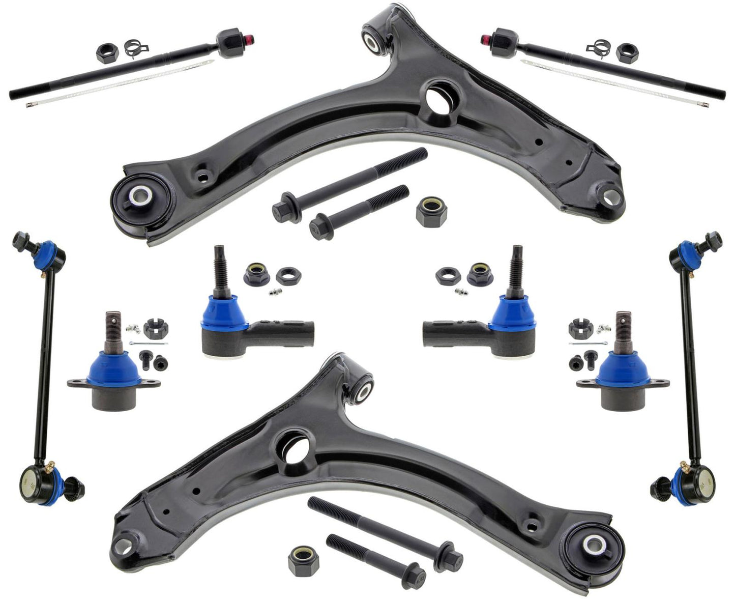 Mevotech Control Arms Ball Joints Tie Rods & Links For Ford Transit 150 2020-23