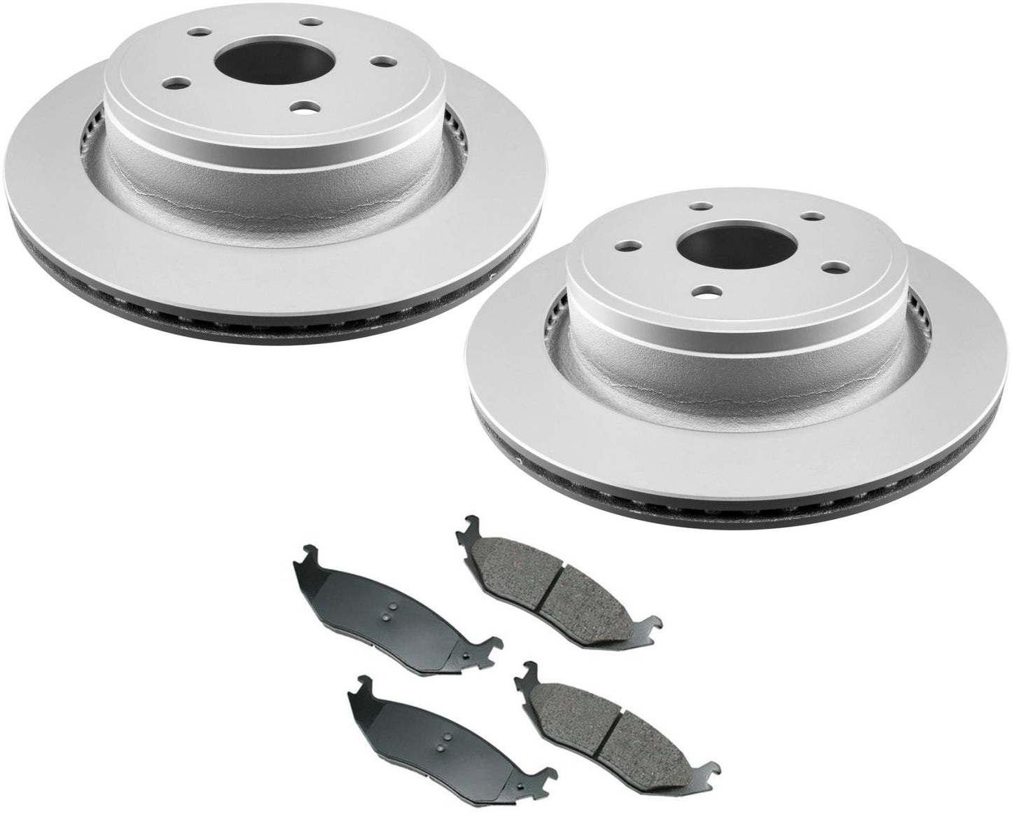 Para Dodge Durango 2004-2009, rotor de disco trasero y pastillas de freno de cerámica.