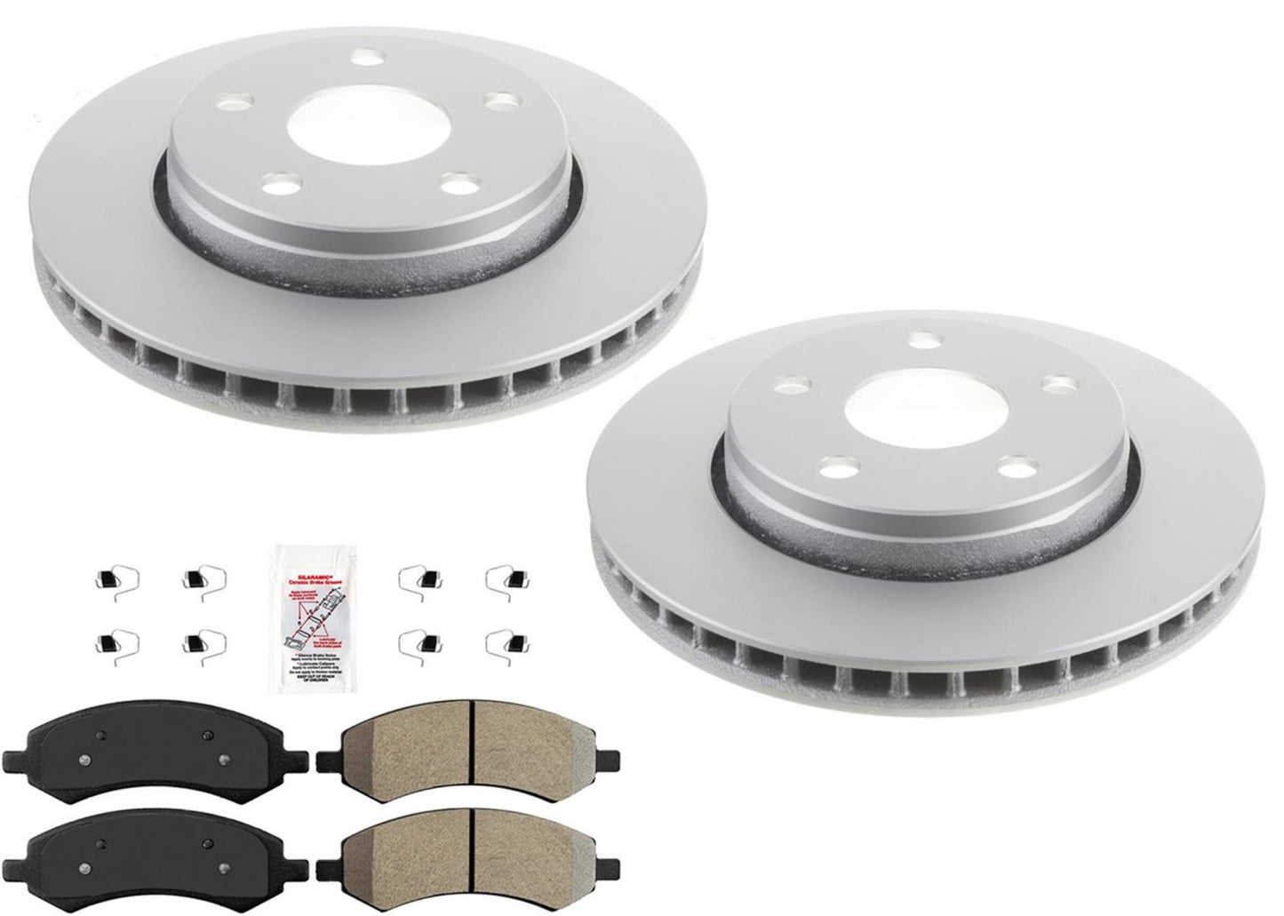 Rotor de freno de disco revestido de rendimiento todoterreno para Jeep Wrangler 12-17 BR6 332MM