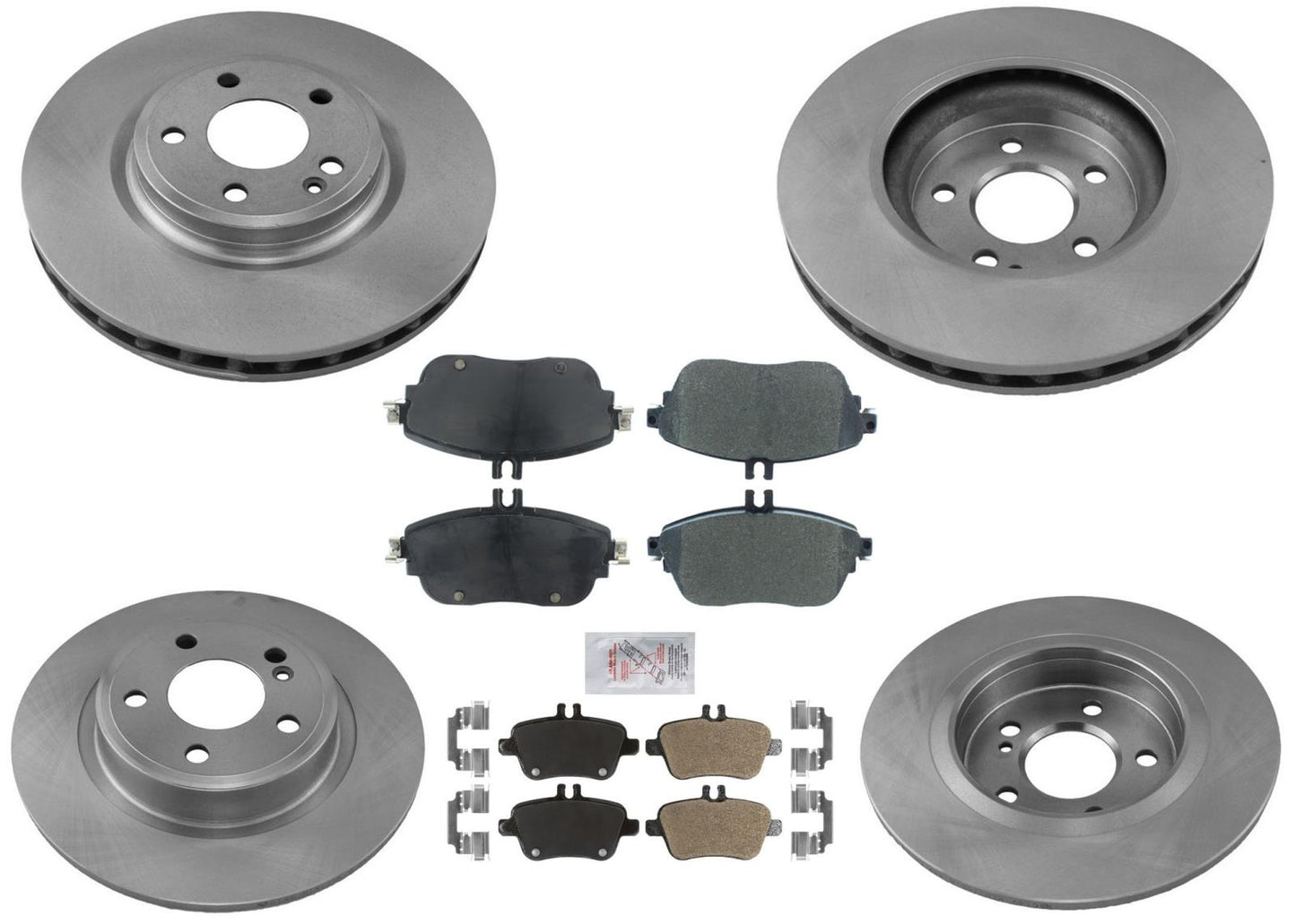 Improved Performance Disc Brake Pads Disc Brake Rotors for Infiniti QX30 17-19