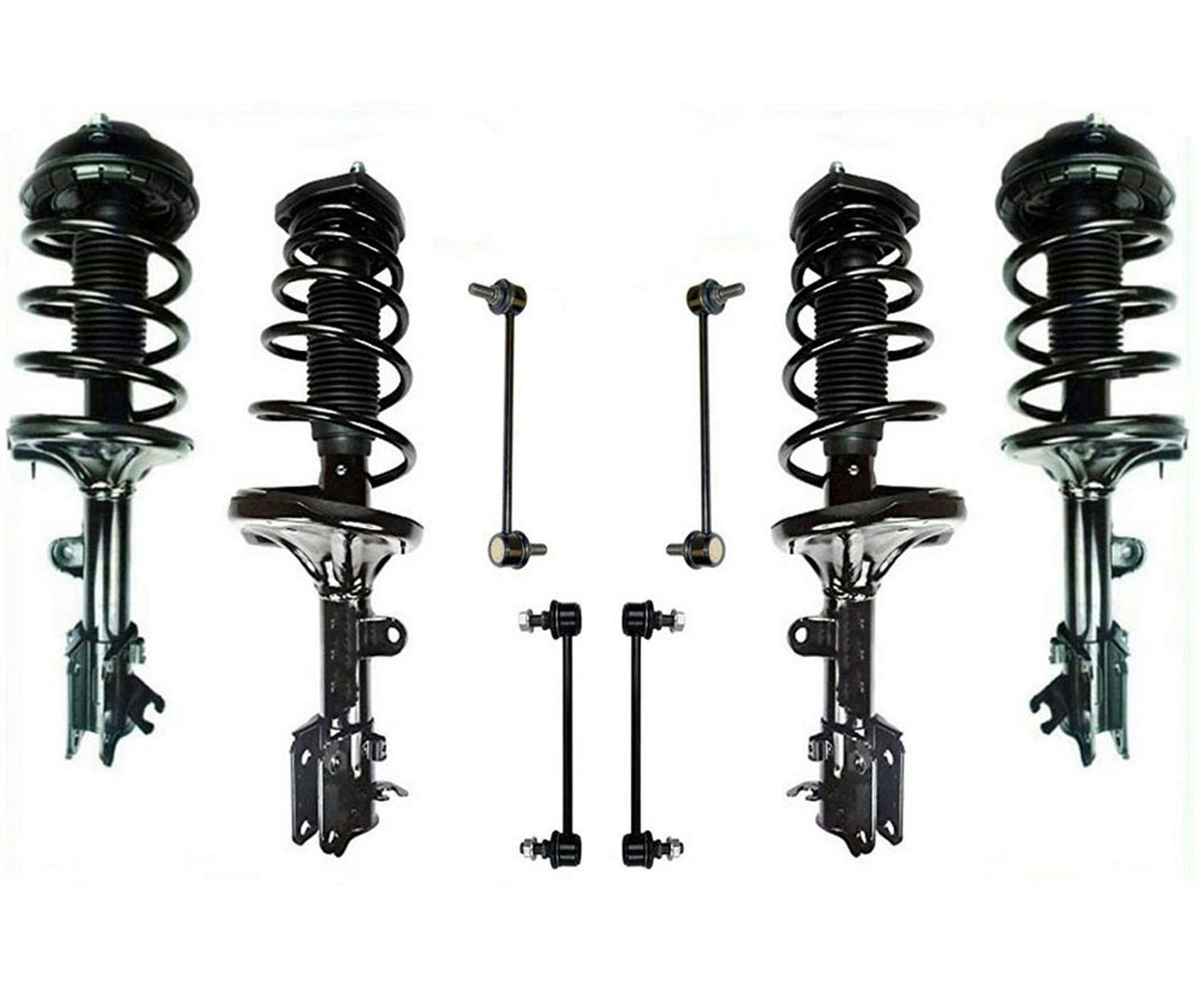 Front & Rear Struts & Sway Bar Links for Hyundai Tucson 05-09 Kia Sportage 05-10