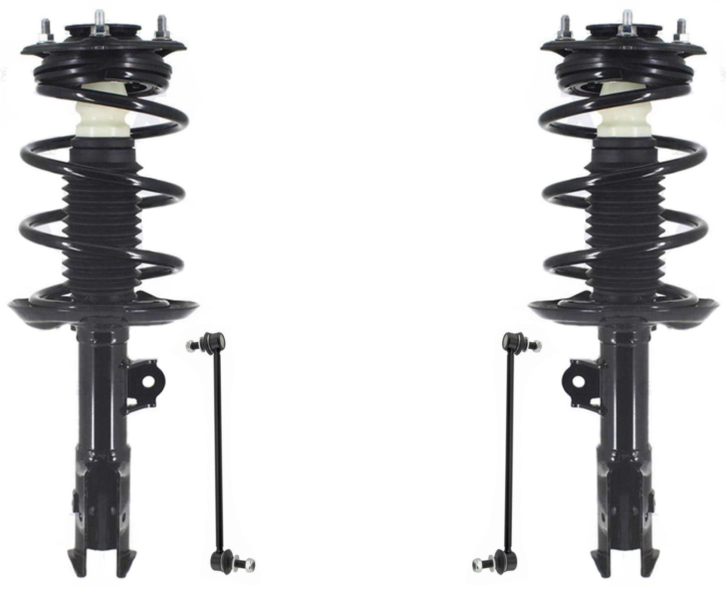 Front Complete Struts W/ Spring Assembly & Links For Toyota Corolla 2020-2024