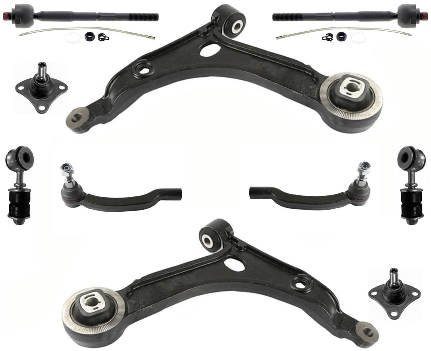 Lower Control Arms Ball Joints Tie Rods & Links For RAM Promaster 1500 14-2021