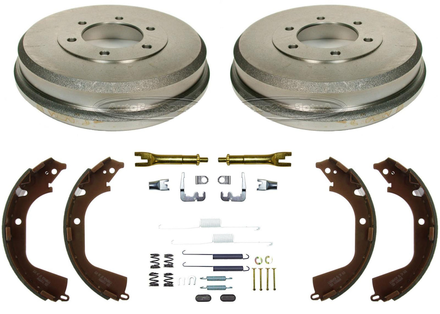 Hardware de ajuste de resortes de zapatos de tambores de freno trasero para GMC Colorado Canyon 09-12