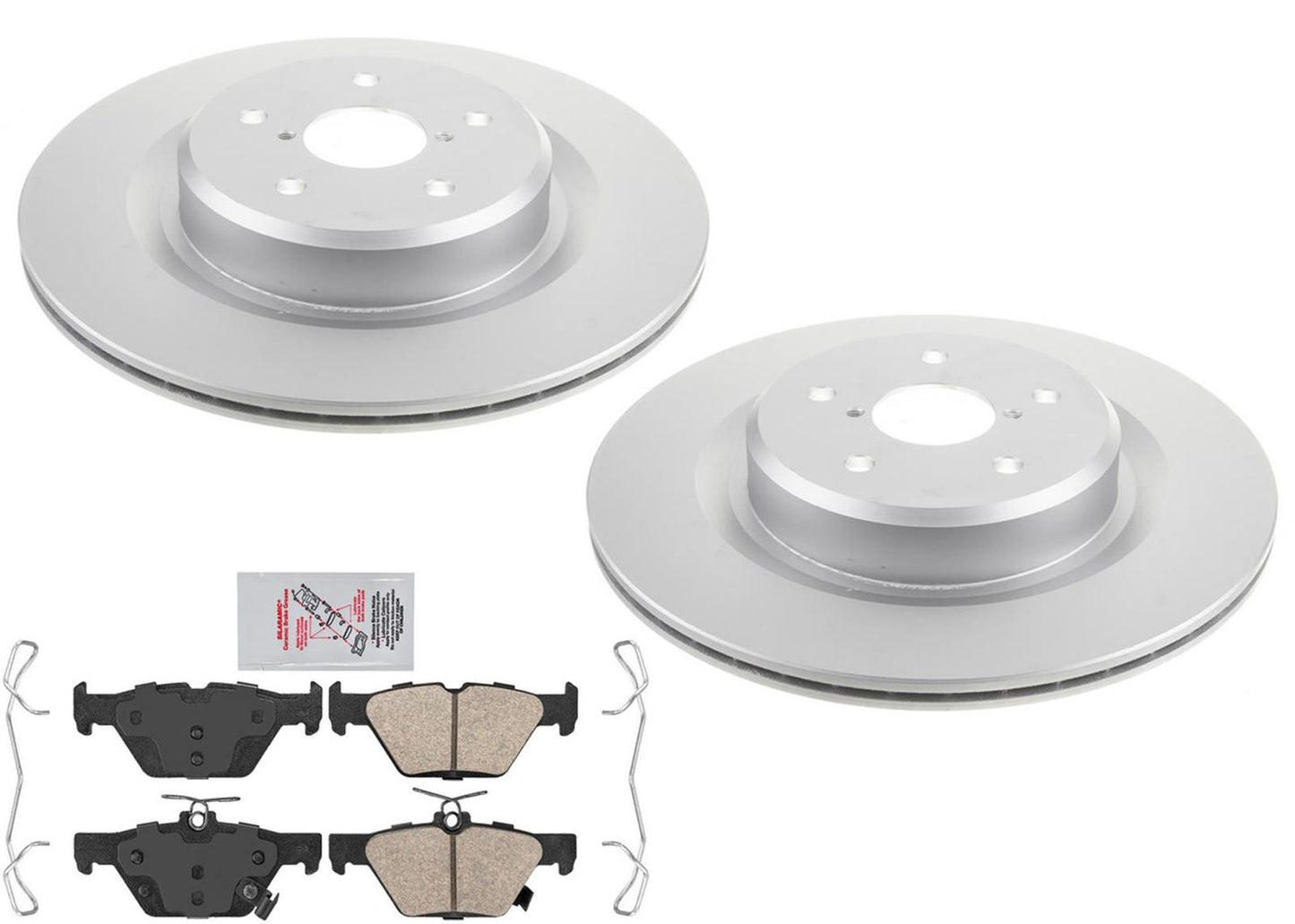REAR Coated Disc Brake Rotors Ceramic Brake Pads For Subaru Ascent 2019-2024