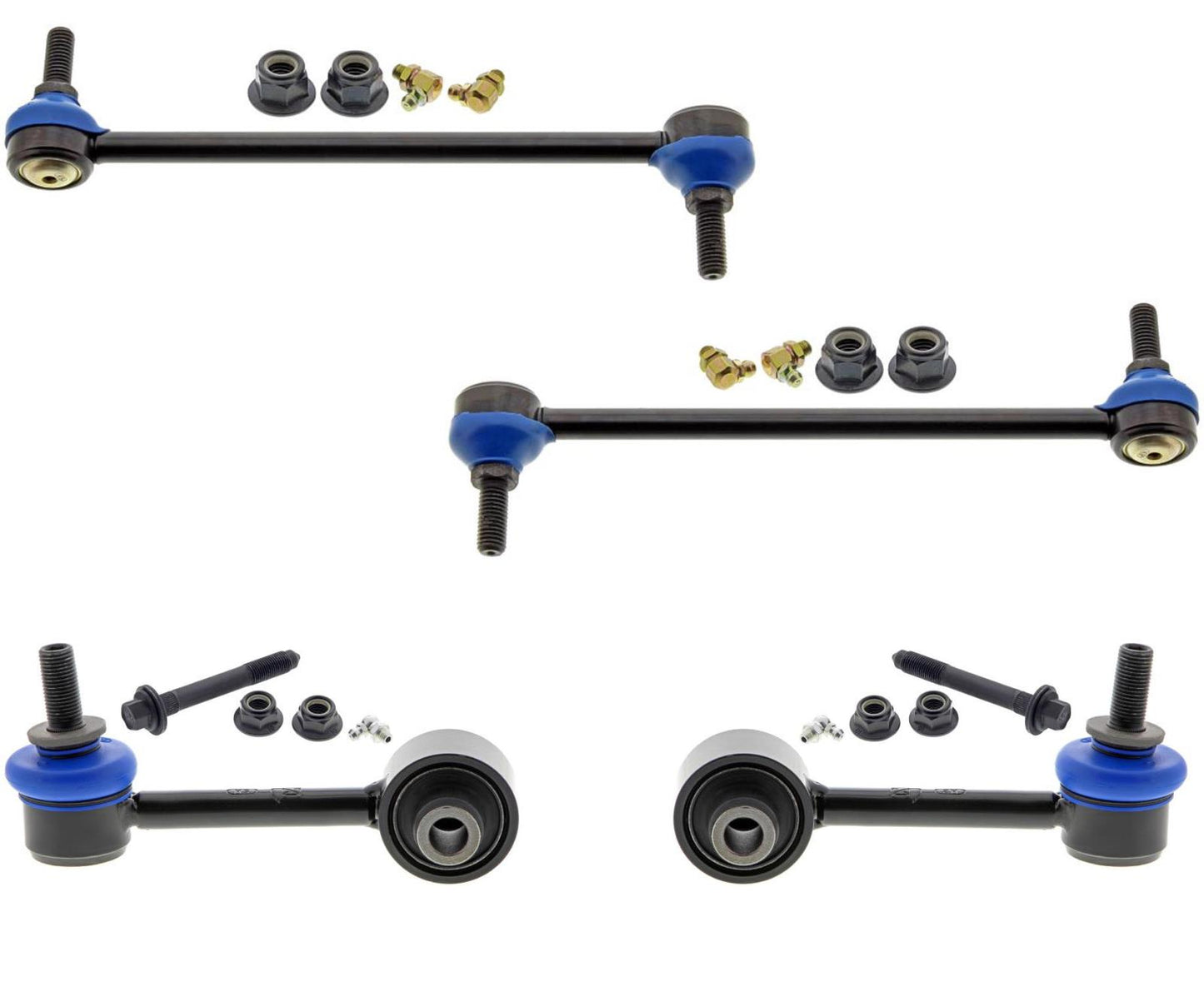 Mevotech Front & Rear Sway Bar Links Assembly For Toyota Highlander 2020-2023