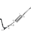 Y Flex Pipe Muffler Tail Pipe for Nissan Xterra 2003 2004 3.3L Natural Aspirated
