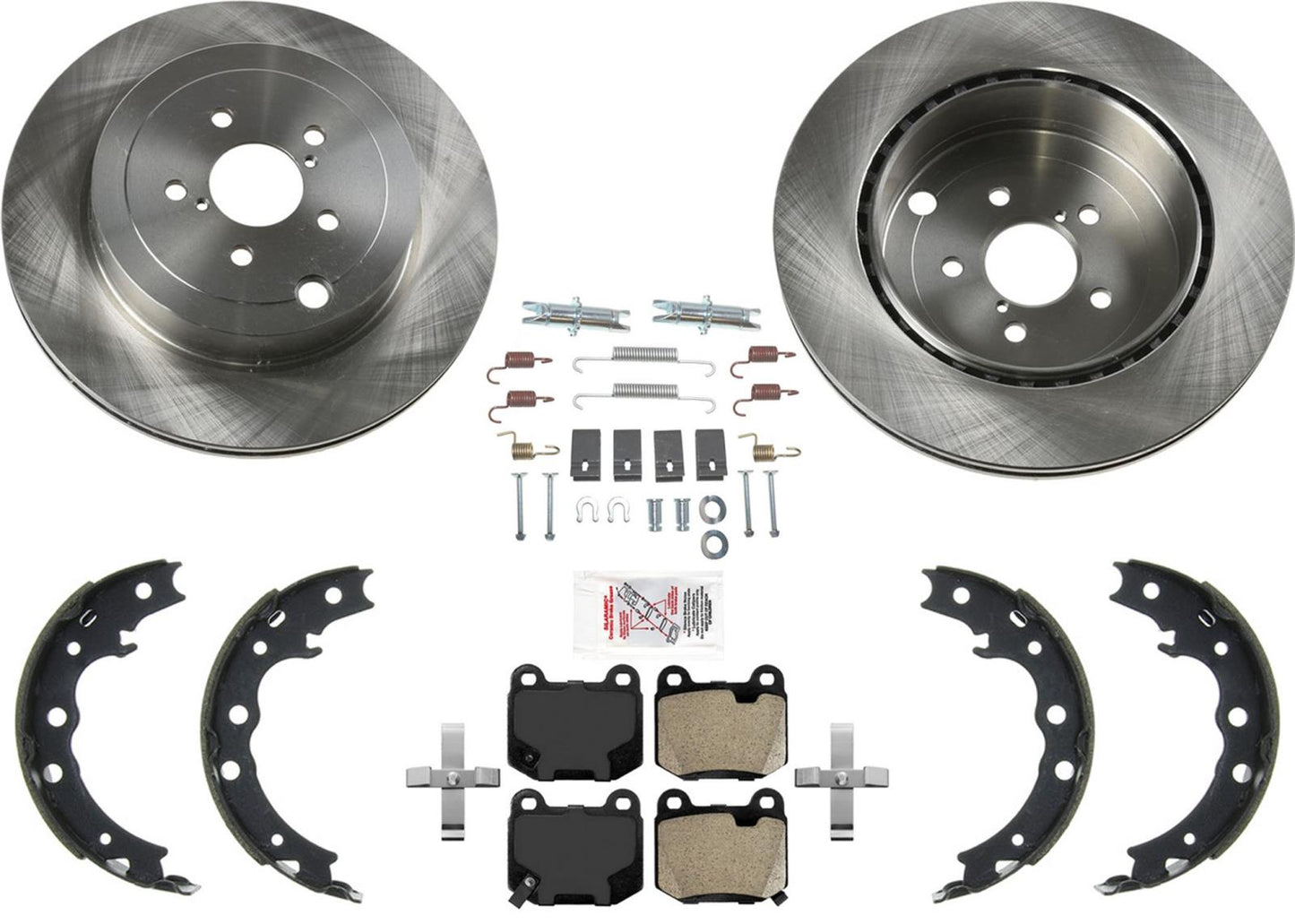 Brake Rotors Semi Metallic Brake Pads for Subaru BRZ 17-20 w/ Brembo Braking