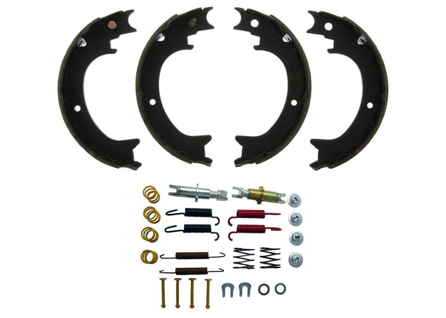 Zapatas de freno de emergencia para estacionamiento + herrajes para Lexus RX350 RX450h 2010-2014