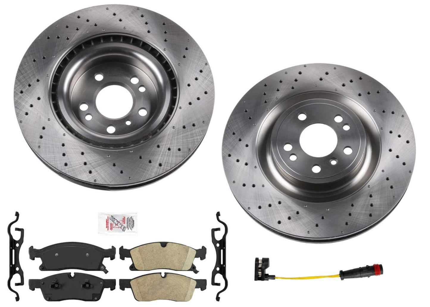 Sport Package Disc Brake Rotors Ceramic Pads For Mercedes Benz GLE350 350MM