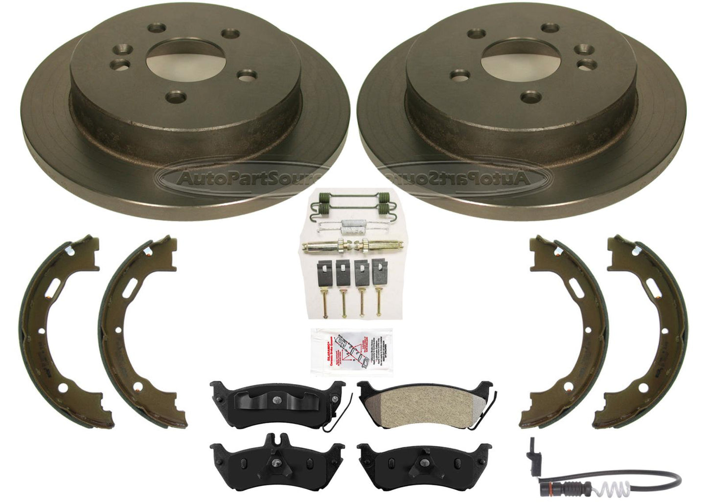 Pastillas de freno de disco de carbono para Mercedes Benz ML350 2003-2005
