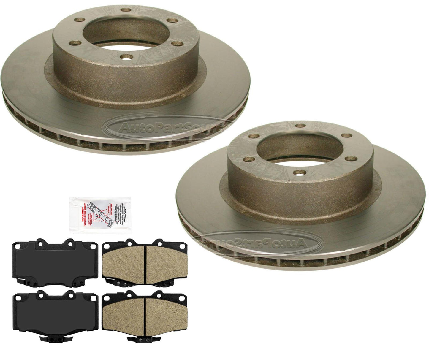 Rotores y pastillas de freno de disco de carbono todoterreno para Runner 1996-2002 con 319 mm más grande