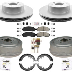 For Ford Ranger 2003-2009 4x4 4 Wheel Drive Rotors Drums Brake Pads Shoes
