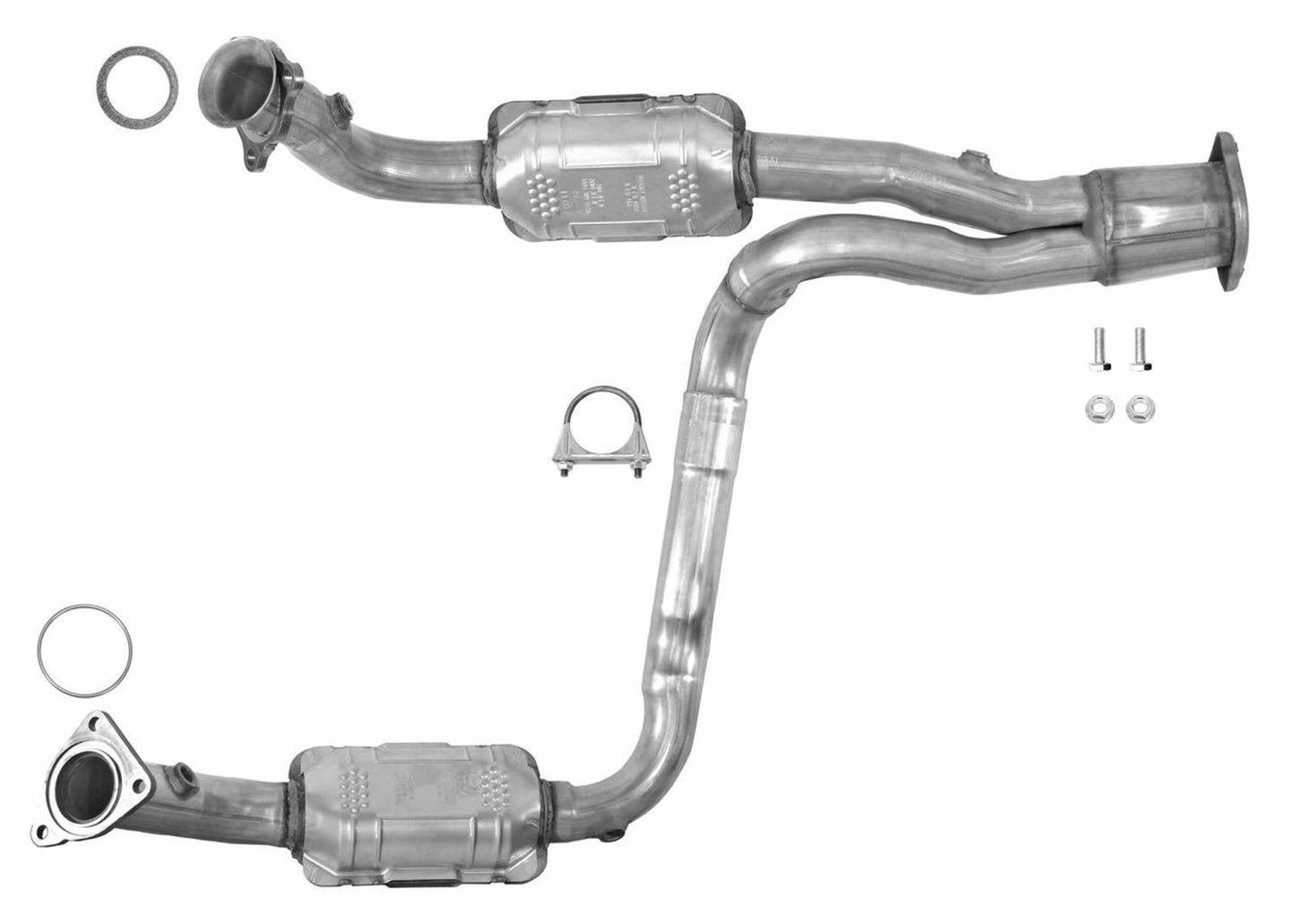 99-05 Silverado 1500 5.3L CARB Convertidores catalíticos de tubería Eng Y aprobados por Nueva York