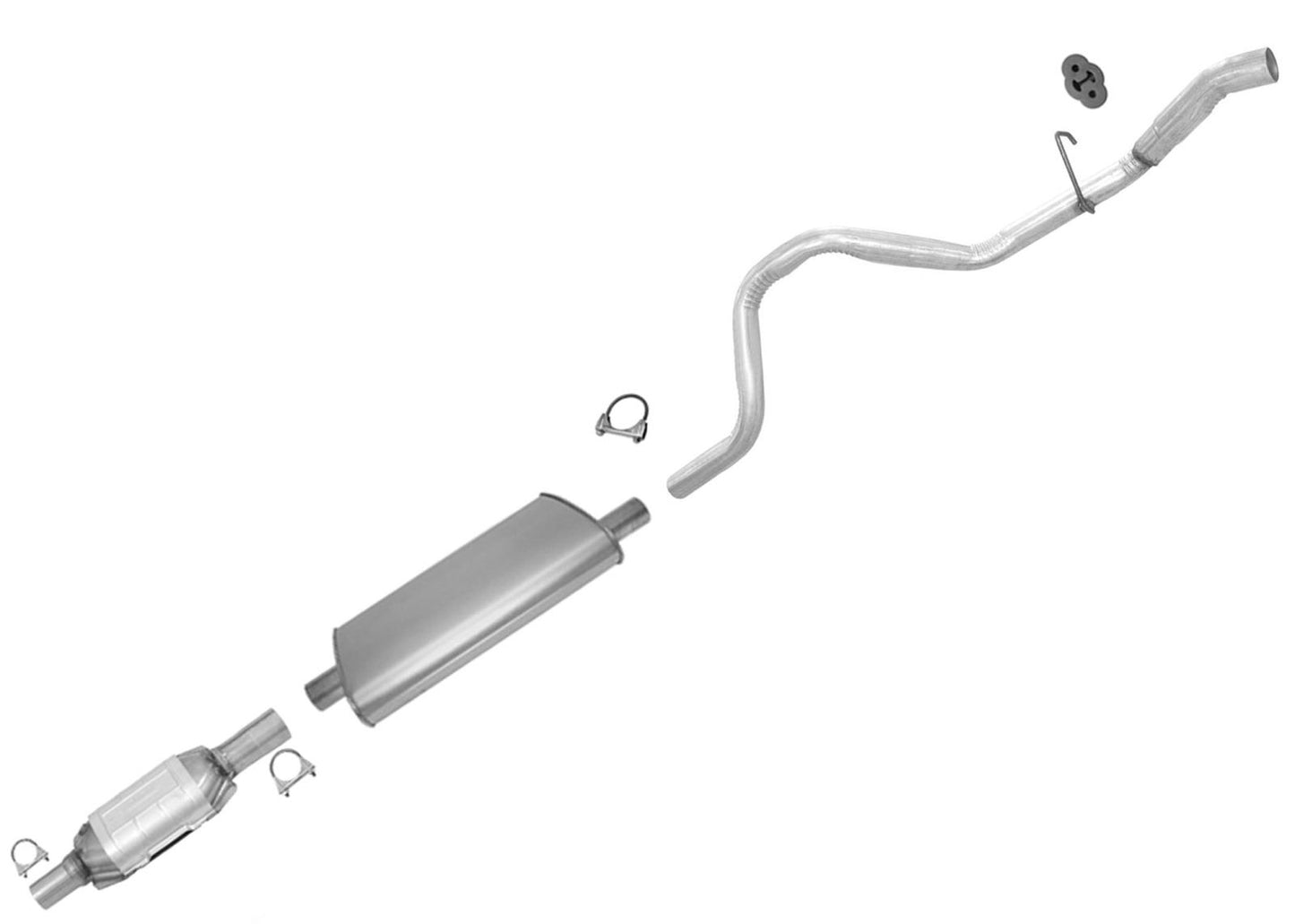 Silenciador Convertidor Catalítico Tubo De Escape Para Jeep Grand Cherokee 5.2 1998