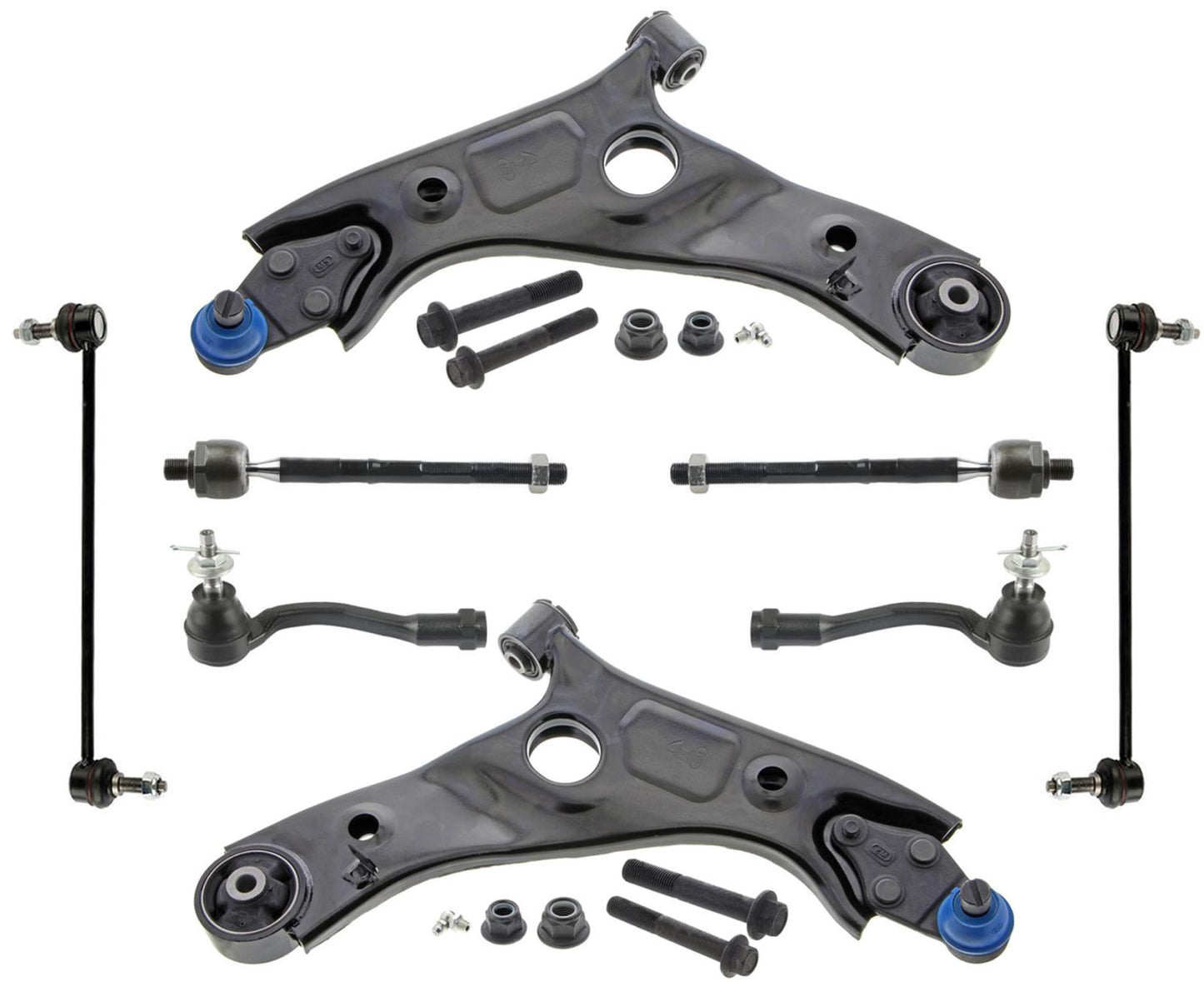 Lower Control Arms Tie Rods & Links For Hyundai Santa Fe 19-20 All Wheel Drive
