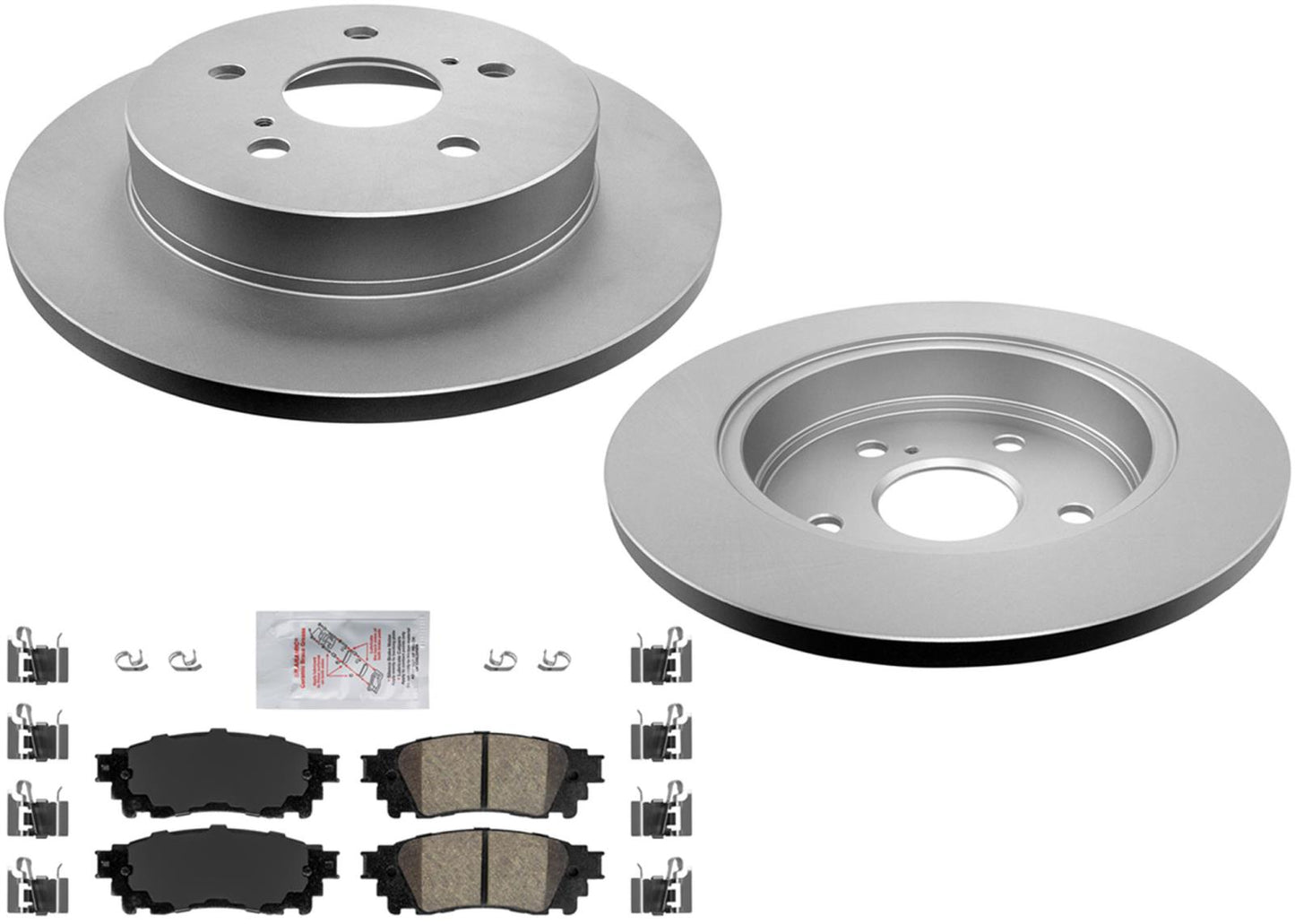 Coated Disc Brake Rotors Cer Brake Pads For 20-22 Toyota C-HR built in Japan