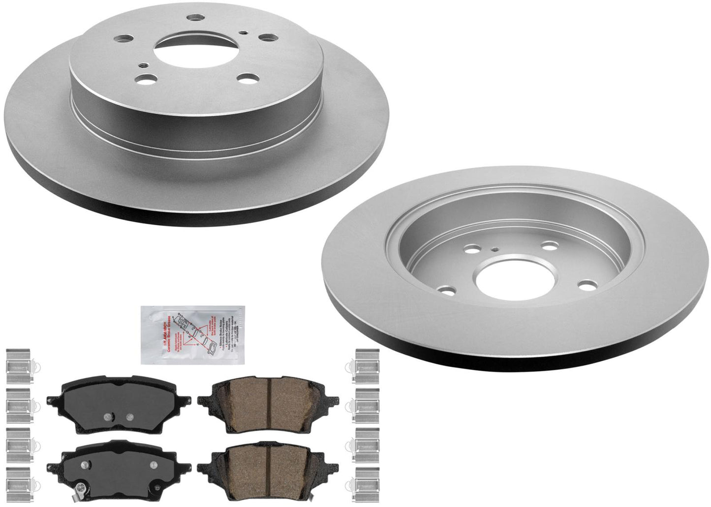 Rotores de freno de disco recubiertos Pastillas de freno Cer para Toyota C-HR 20-22 construido en EE. UU.