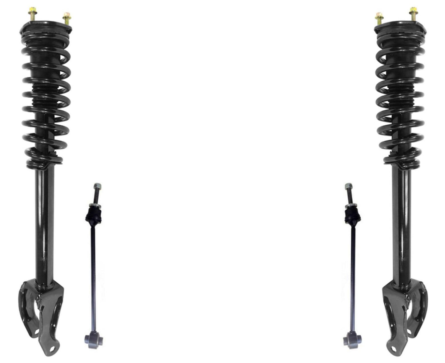 Front Complete Struts & Sway Bar Links For Mercedes Benz ML350 2012-2015