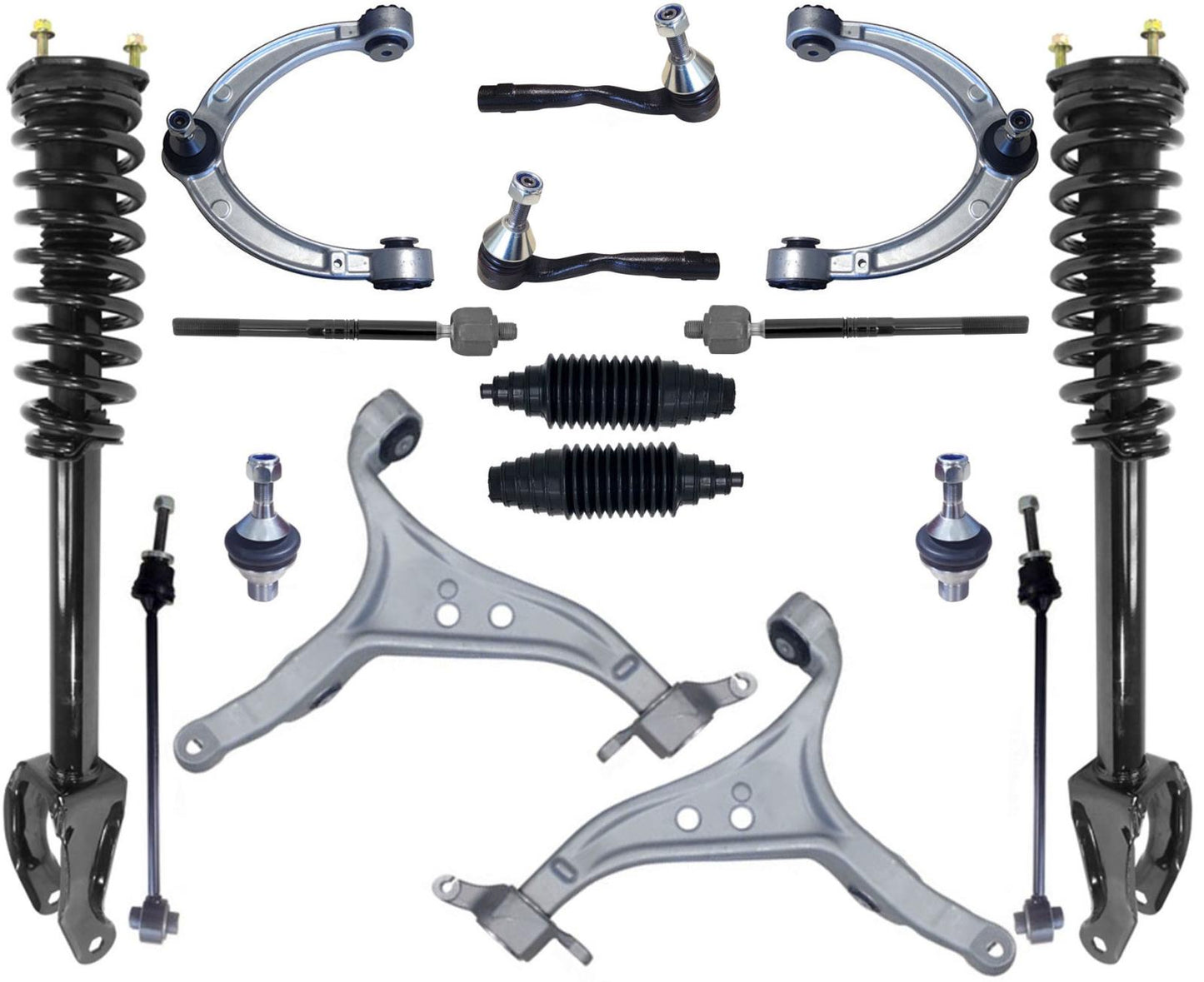 Barras de acoplamiento y enlaces de brazos de control de puntales delanteros para Mercedes Benz ML350 2012-2015