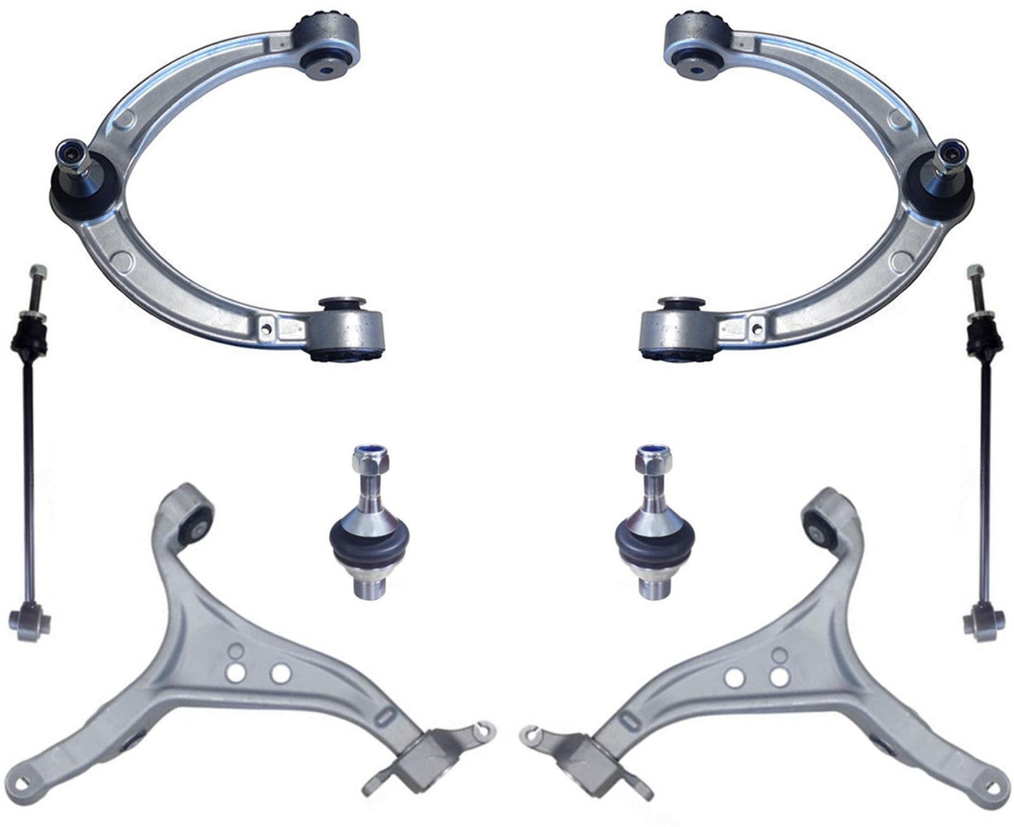 Front Upper & Lower Control Arms Ball Joints & Links For ML350 ML550 2012-2015