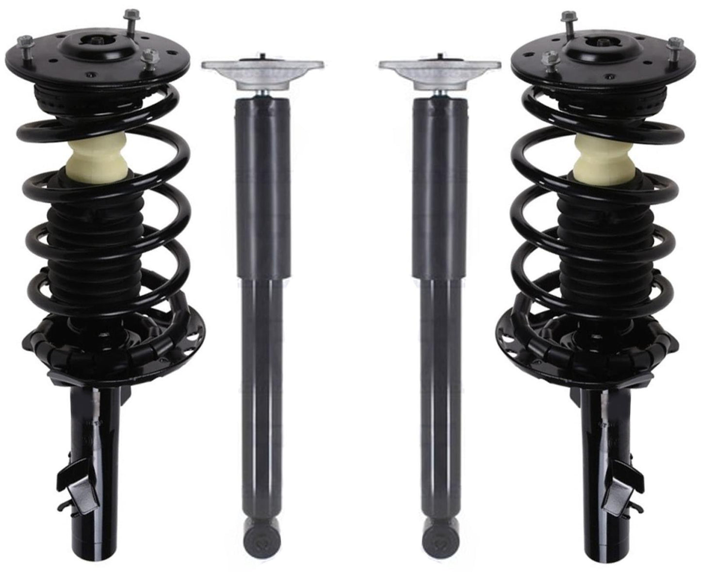 Front Complete Struts W/ Spring & Rear Complete Shocks For Volvo XC70 2008-2016