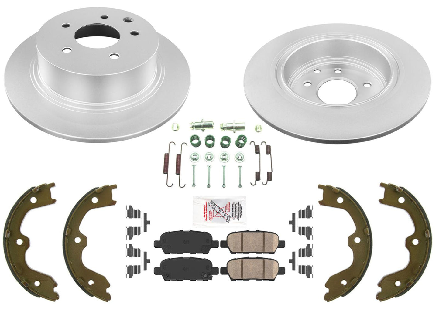 Disc Brake Rotors Brake Pads For Nissan Altima 4Door 13-23 With Manual Parking