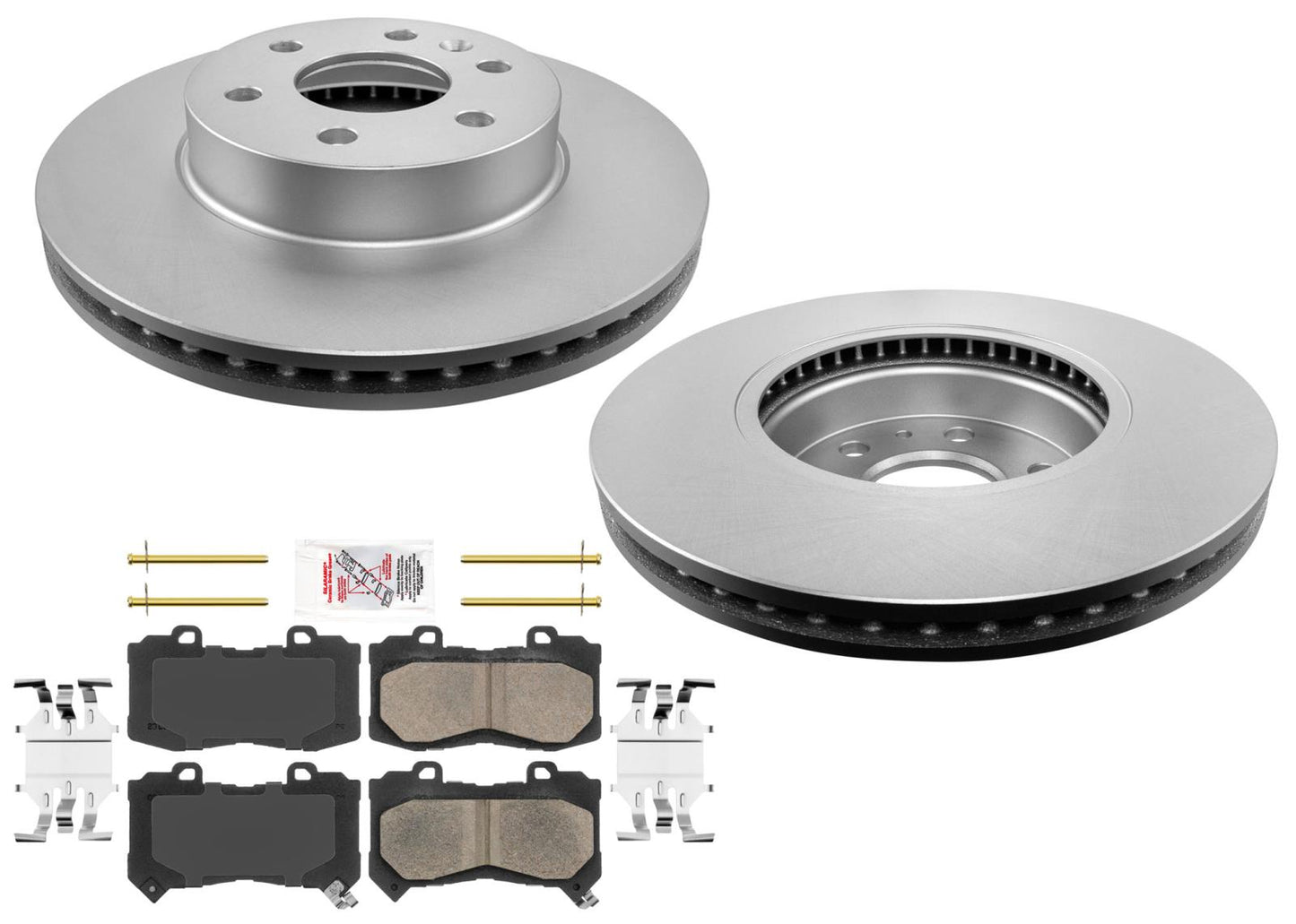 Front GEO Performance Disc Brake Rotors Brake Pads For Chevrolet Colorado 15-20