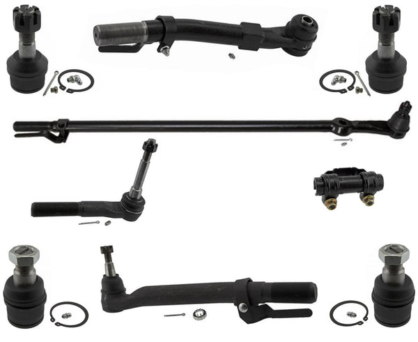 For Ford F250 F350 Super Duty 05-16 Out Tie Rod Ends Drag Link kit 4 Wheel Drive
