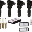 Kit de afinación de bujías de platino de bobina de encendido directo para Mazda 3 2.5L 12-2015