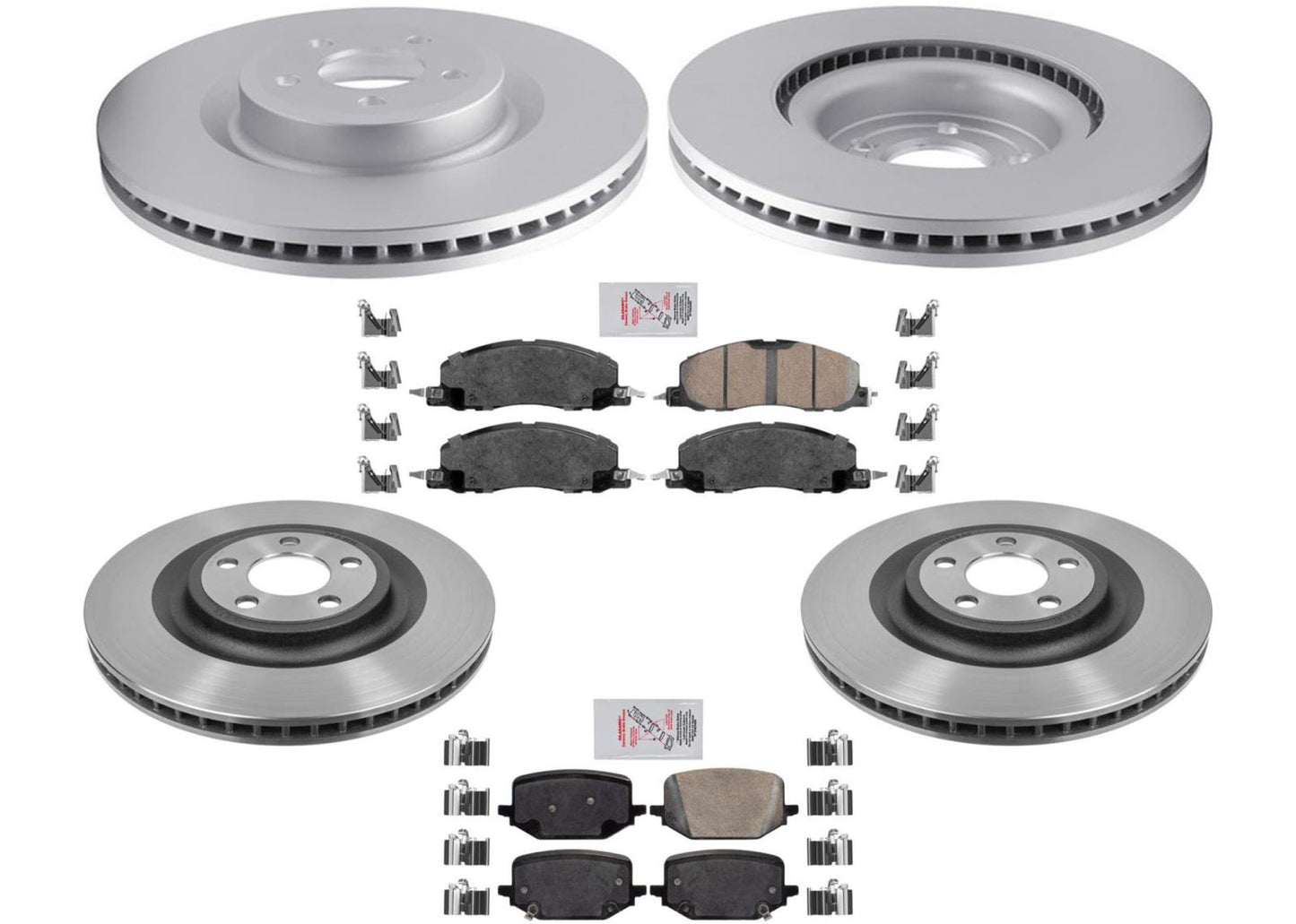 Lincoln Aviator Front & Rear Rotor Ceramic Brake Pad for 2020-2023 Black Label