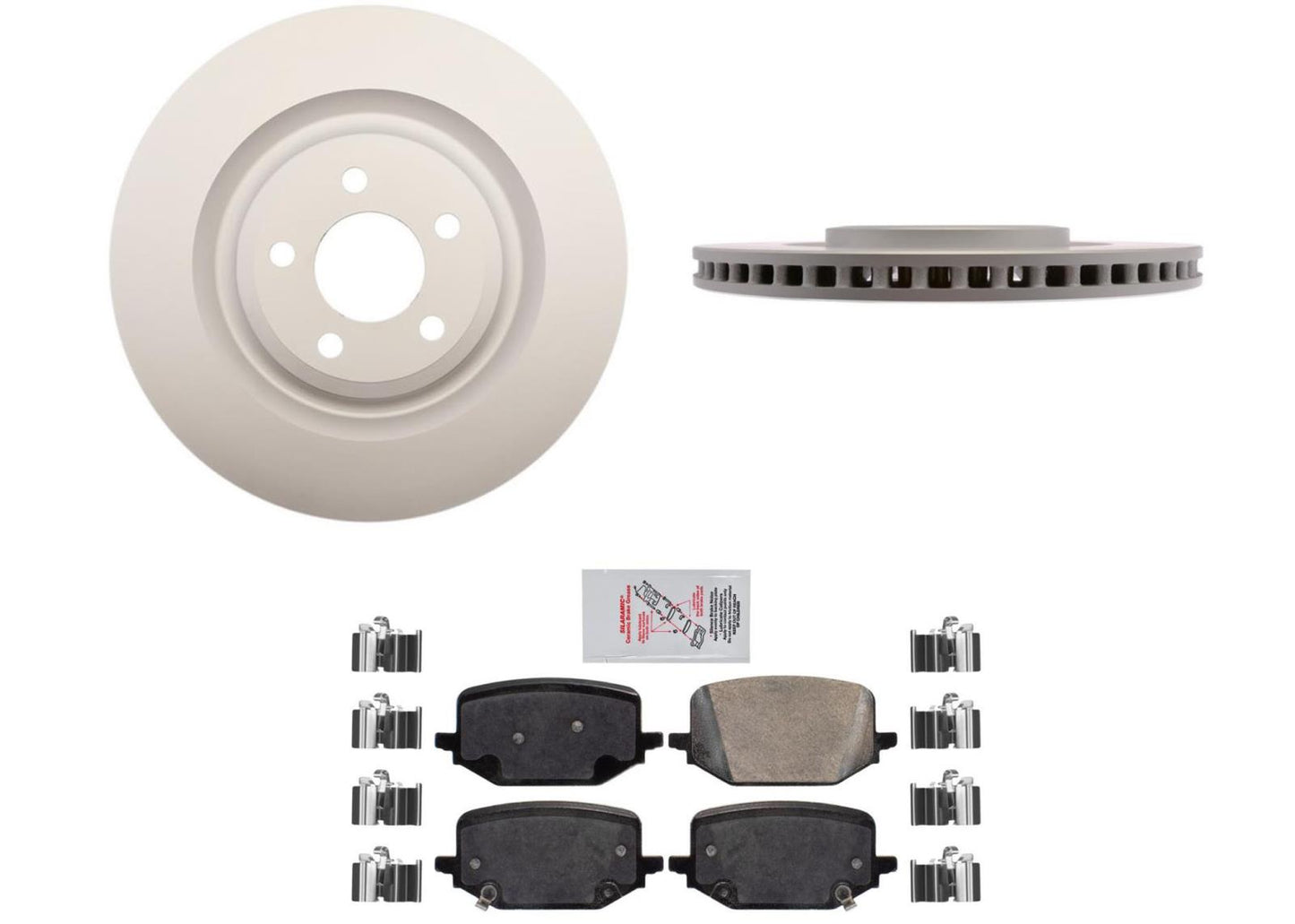 High Carbon Brake 350MM R Disc Rotors Pads for Police Interceptor Utility 20-23
