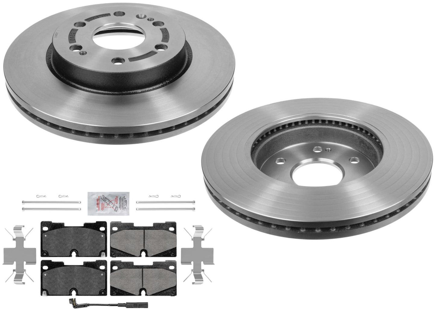 Performance Front Disc Brake Rotors Pads Hardware For Chevrolet Tahoe 2021-2023