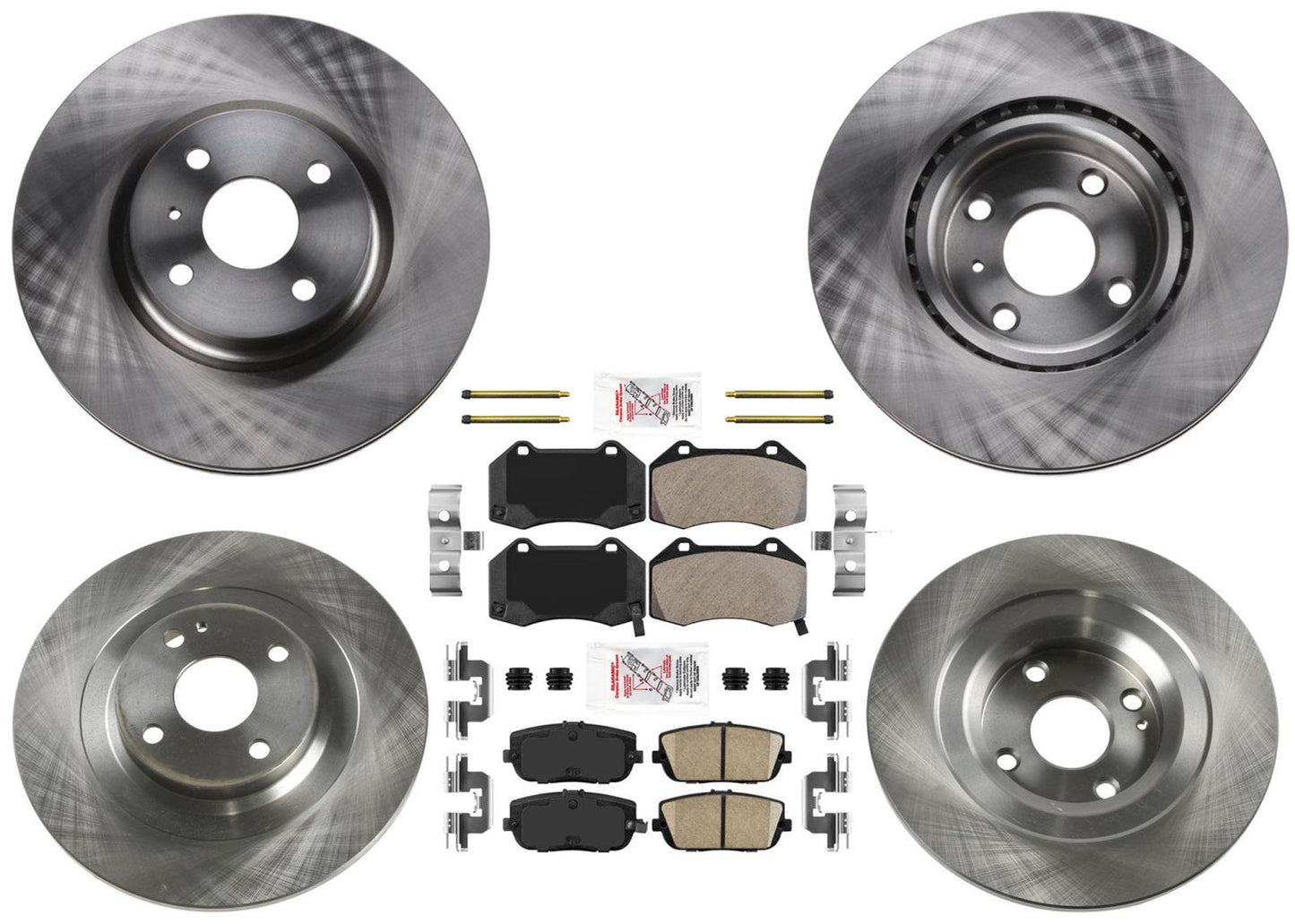 Pastillas de freno de disco delantero + trasero para Mazda MX5 Miata 16-23 con Brembo