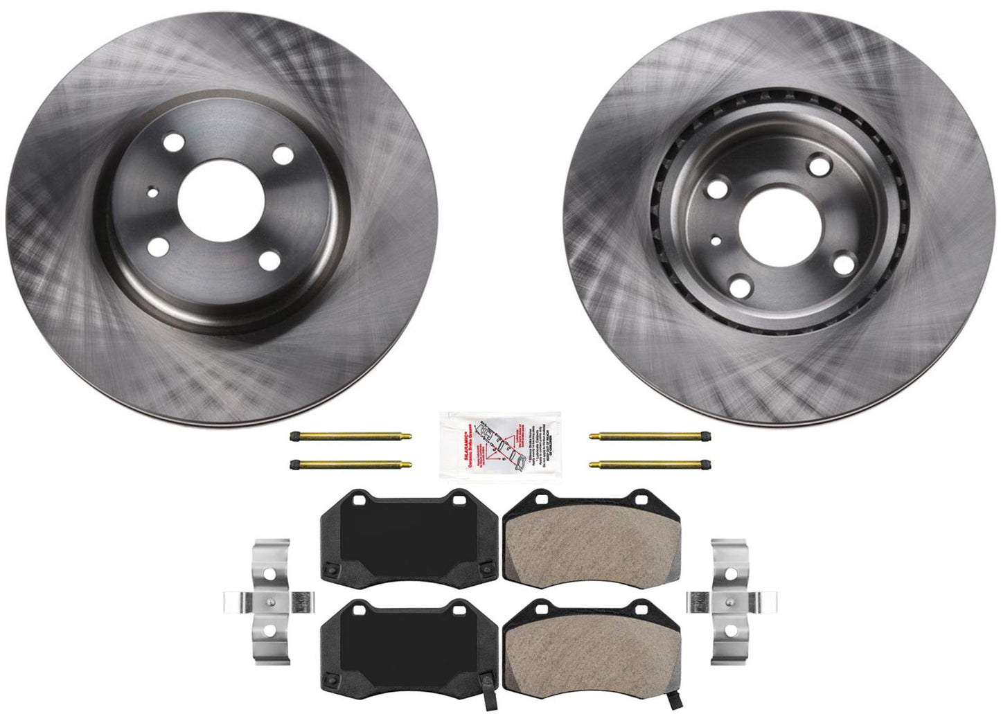 Front Disc Brake Rotors Brake Metallic Pads For Mazda MX5 Miata 16-23 w/ Brembo