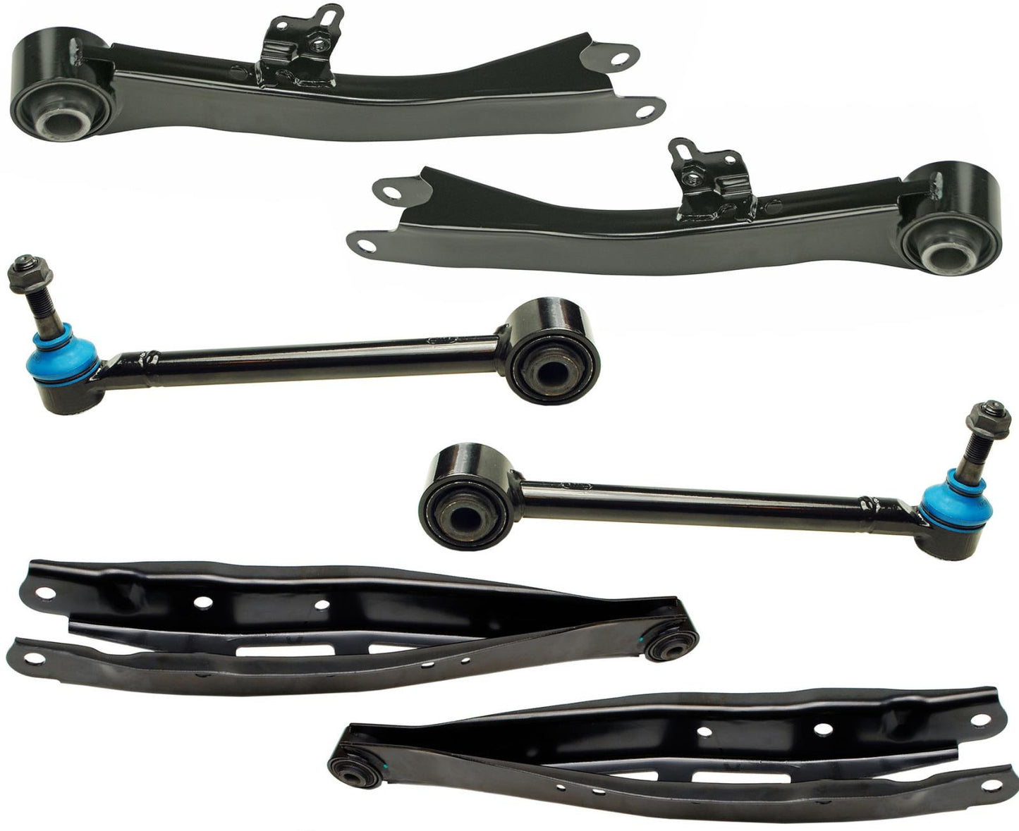 Mevotech Brazos de control traseros inferiores y traseros para Subaru Legacy 2015-2019