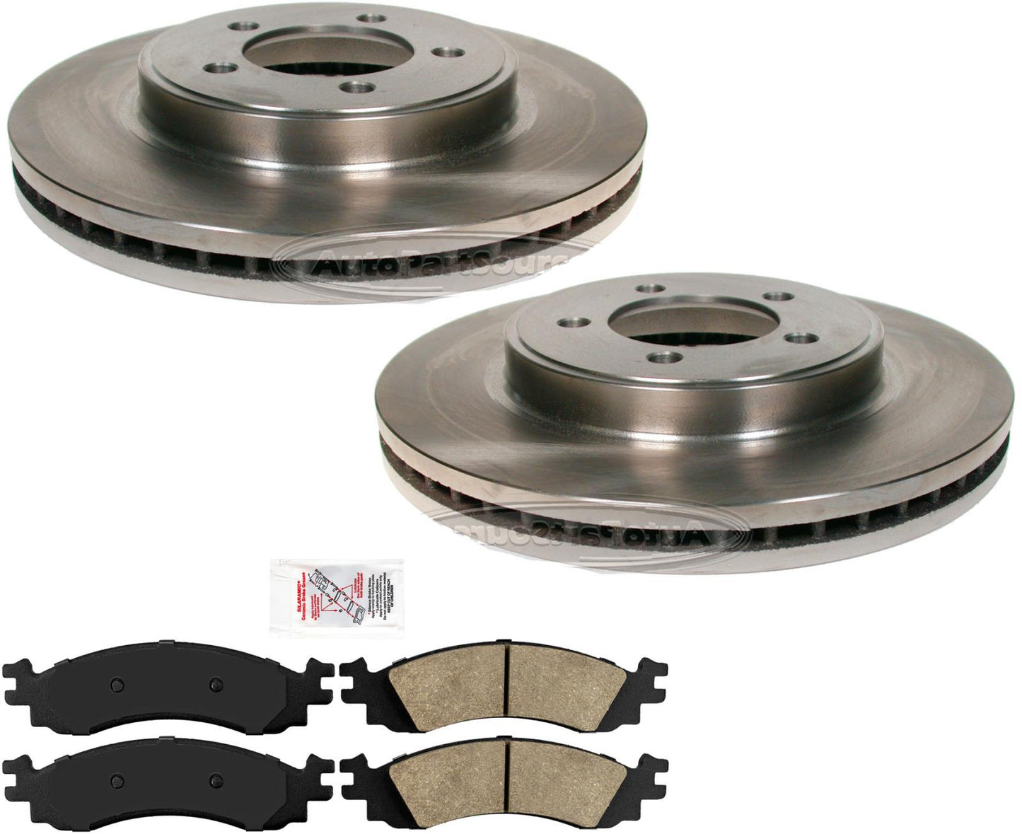 Rotores de freno delantero y pastillas de freno de cerámica para Ford Explorer y Mountaineer 06-2010