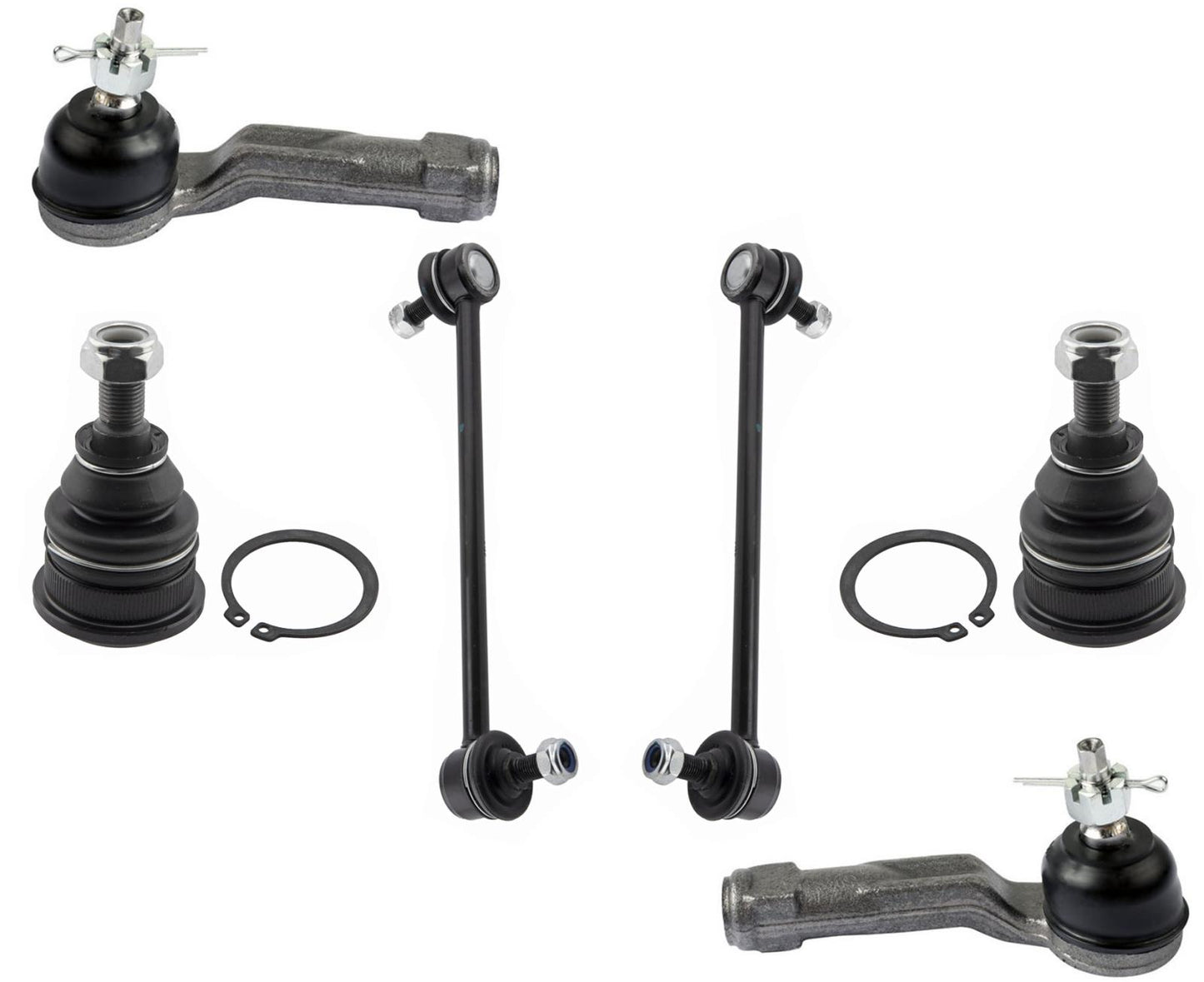Front Outer Tie Rods Lower Ball Joints & Links For Hyundai Venue 2020-2022