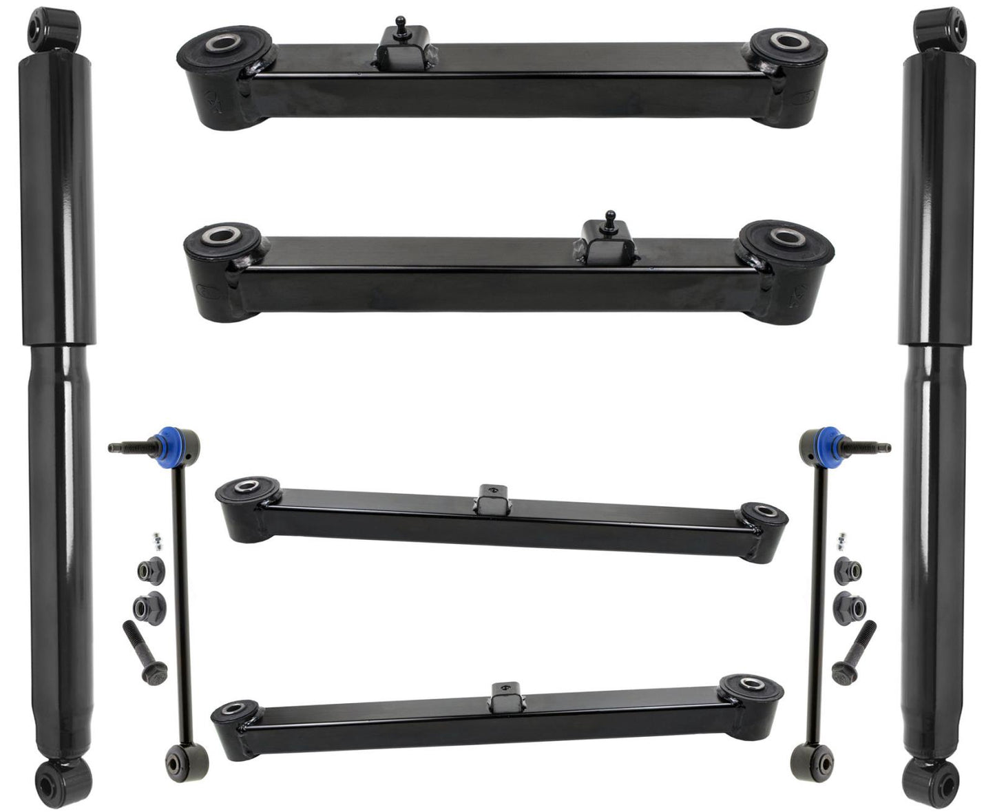 Rear Shocks Upper & Lower Control Arms & Links For Ram 1500 2019 2022 2023 2024
