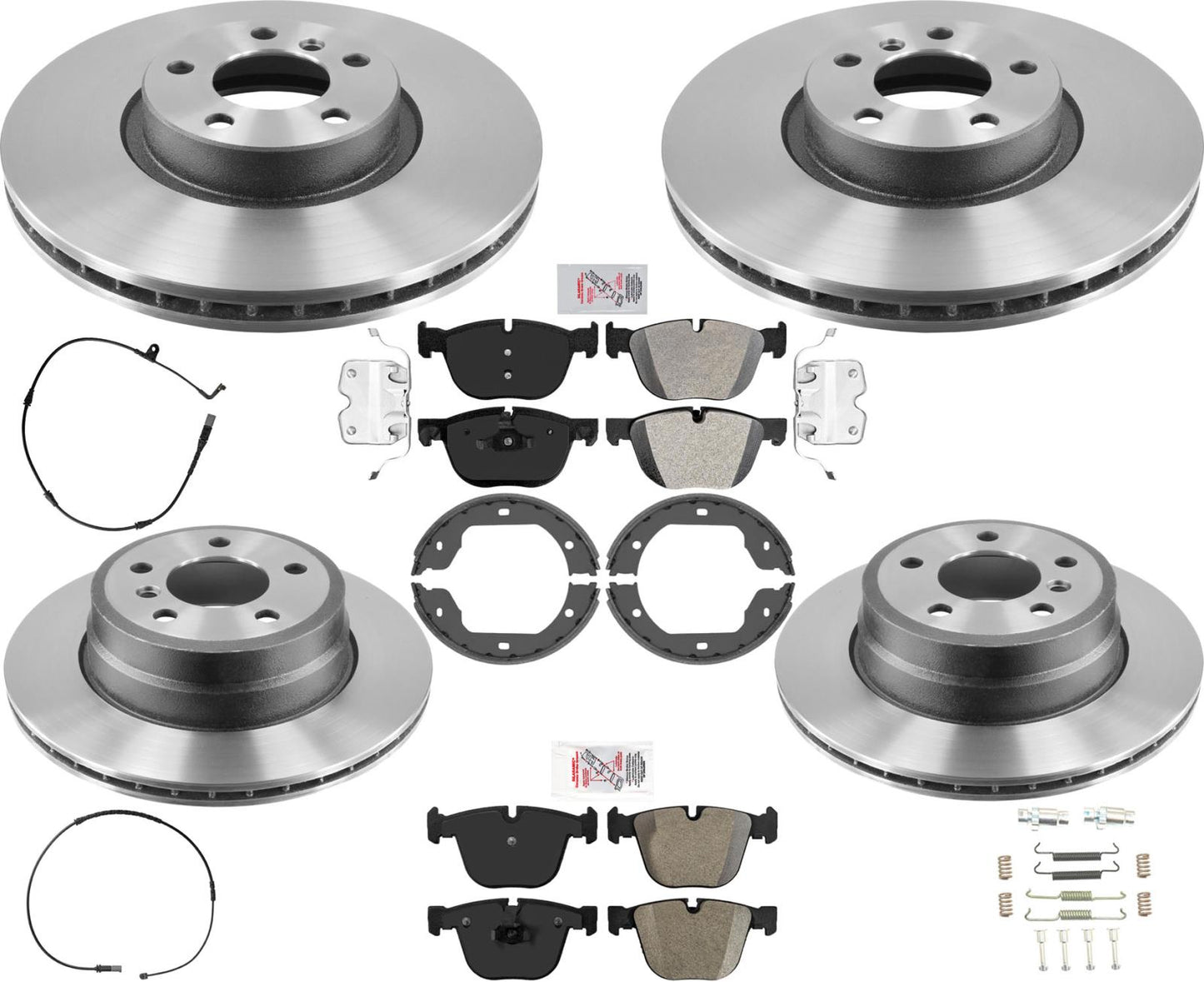 Rotores de freno de disco de carbono de rendimiento delantero trasero para BMW X5 V8 4.8L 2007-2009