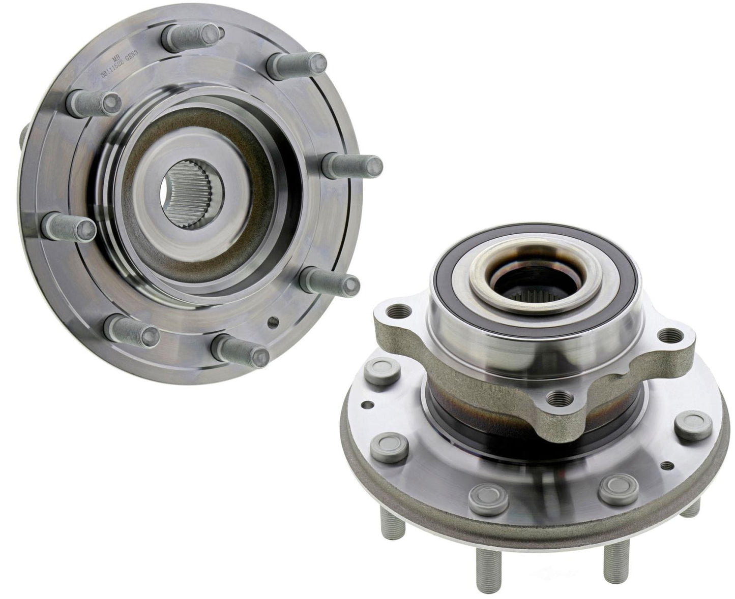 Front Wheel Bearings Assembly For Silverado 3500 HD 20-23 W/ Dual Rear Wheel