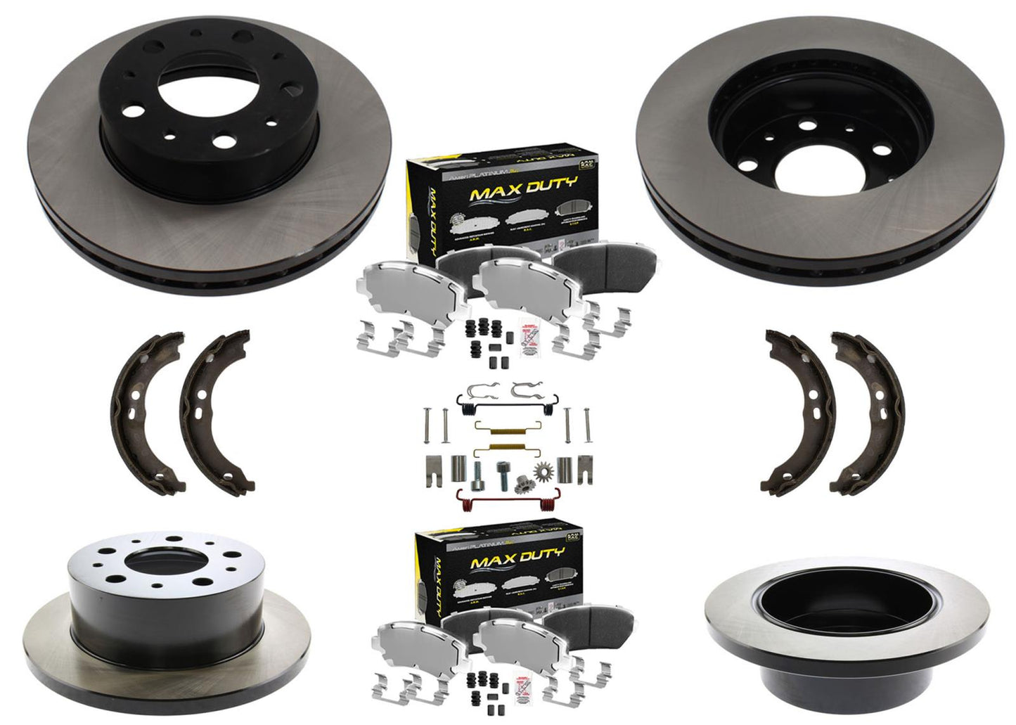 Pastillas de freno de disco galvanizadas flota para Ram Promaster 1500 2500 3500 2014-2021