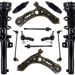 Front Struts Control Arms Tie Rods & Links For Volkswagen Golf Sportwagen 15-19