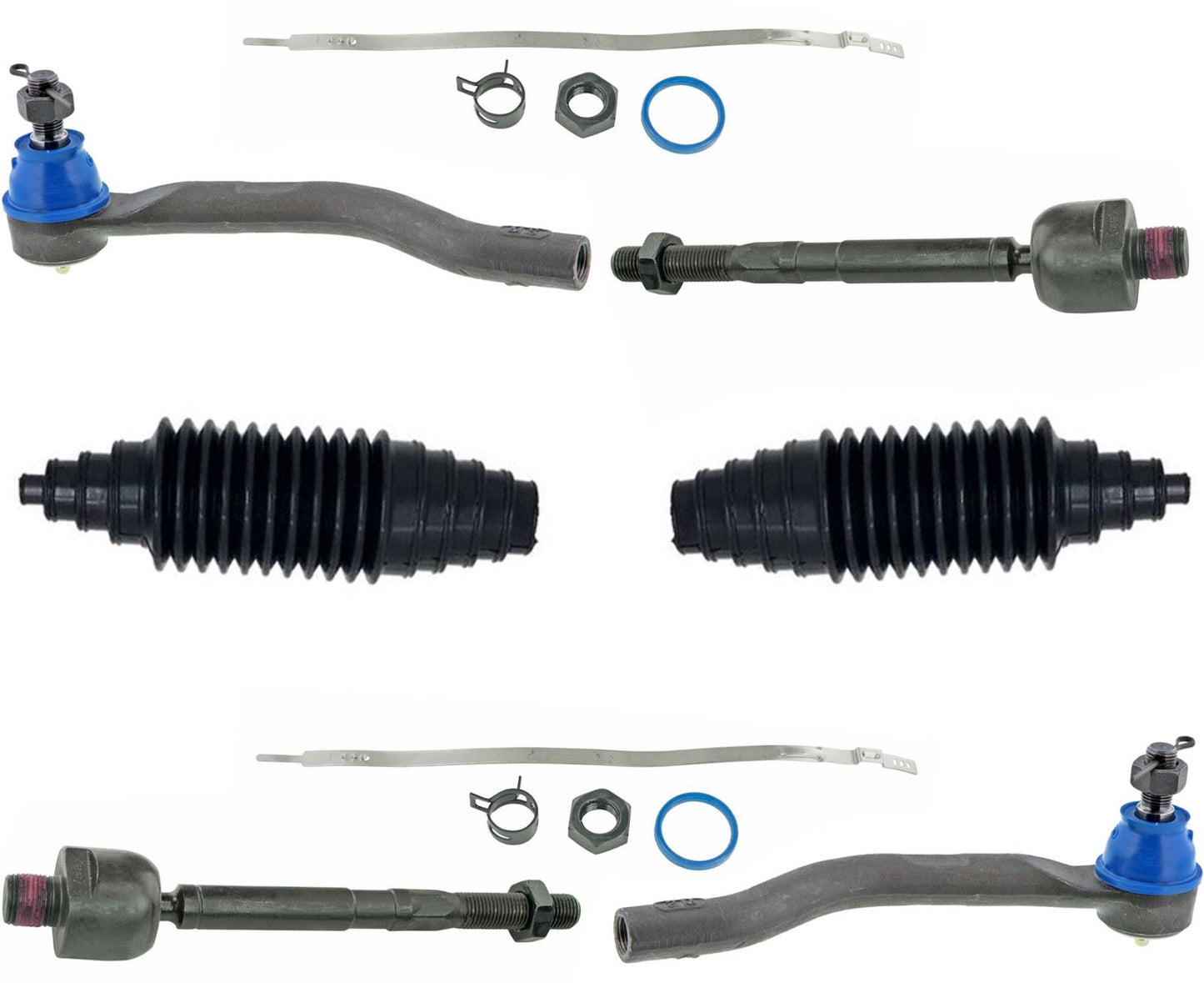 Mevotech Inner & Outer Tie Rods For Honda Civic 16-2021 53560TBAA01 53540TBAA01
