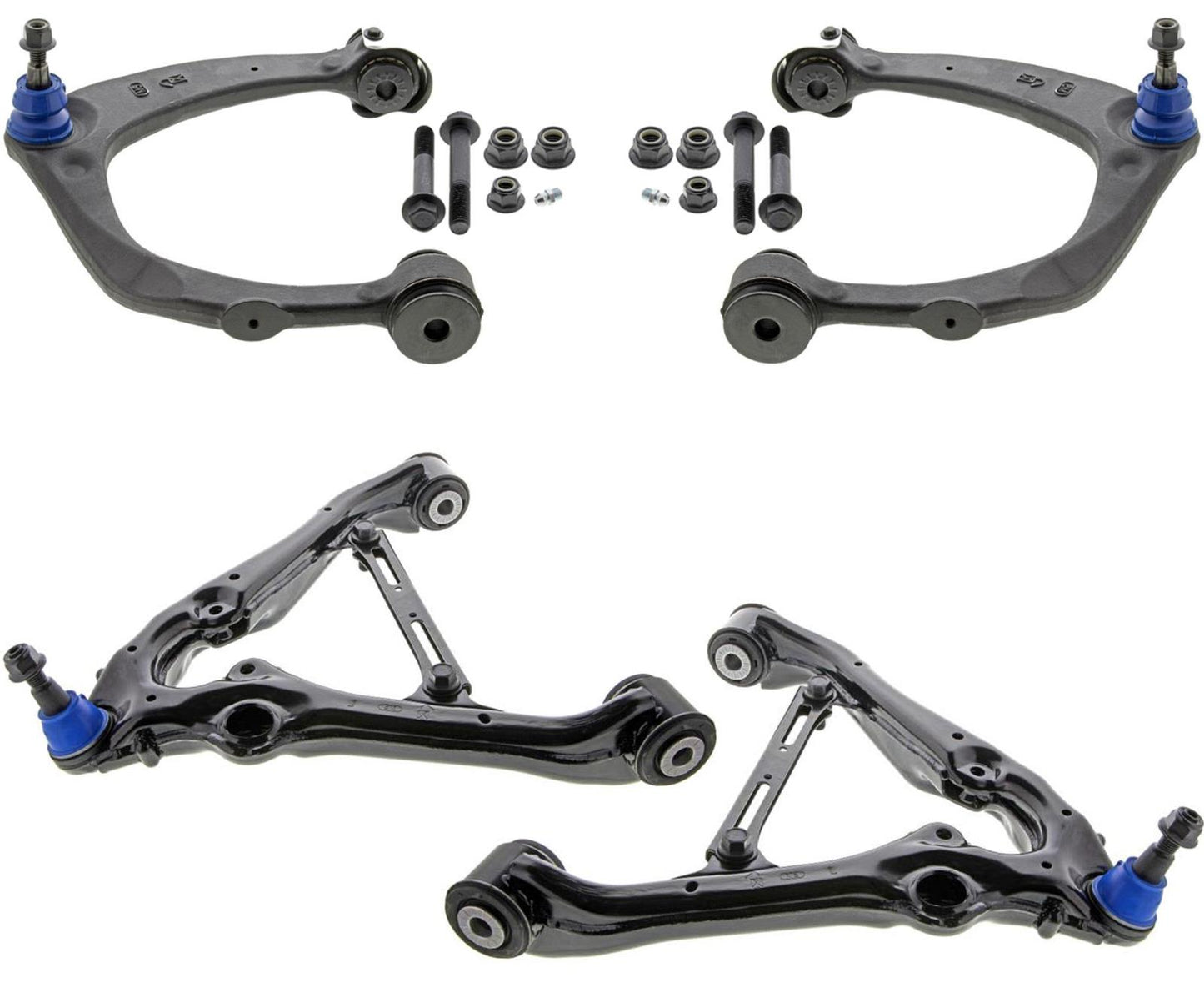 Mevotech Upper & Lower Control Arms W/ Ball Joint For Silverado 1500 2019-2025