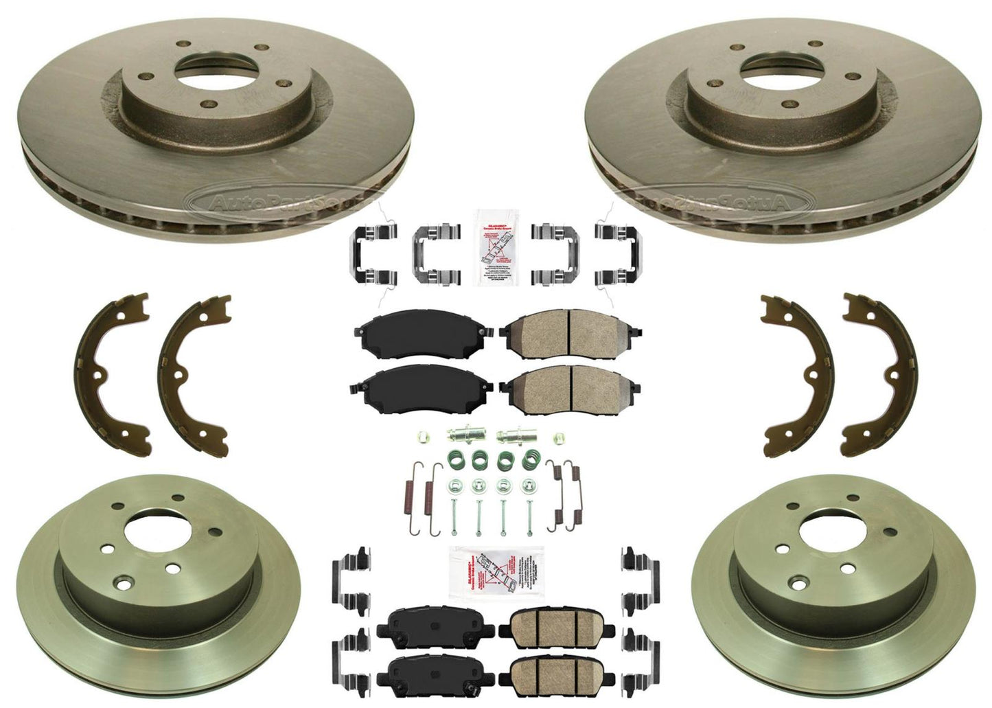 Carbon Performance Disc Brake Rotors Brake Pads for Nissan Murano 2013-2014